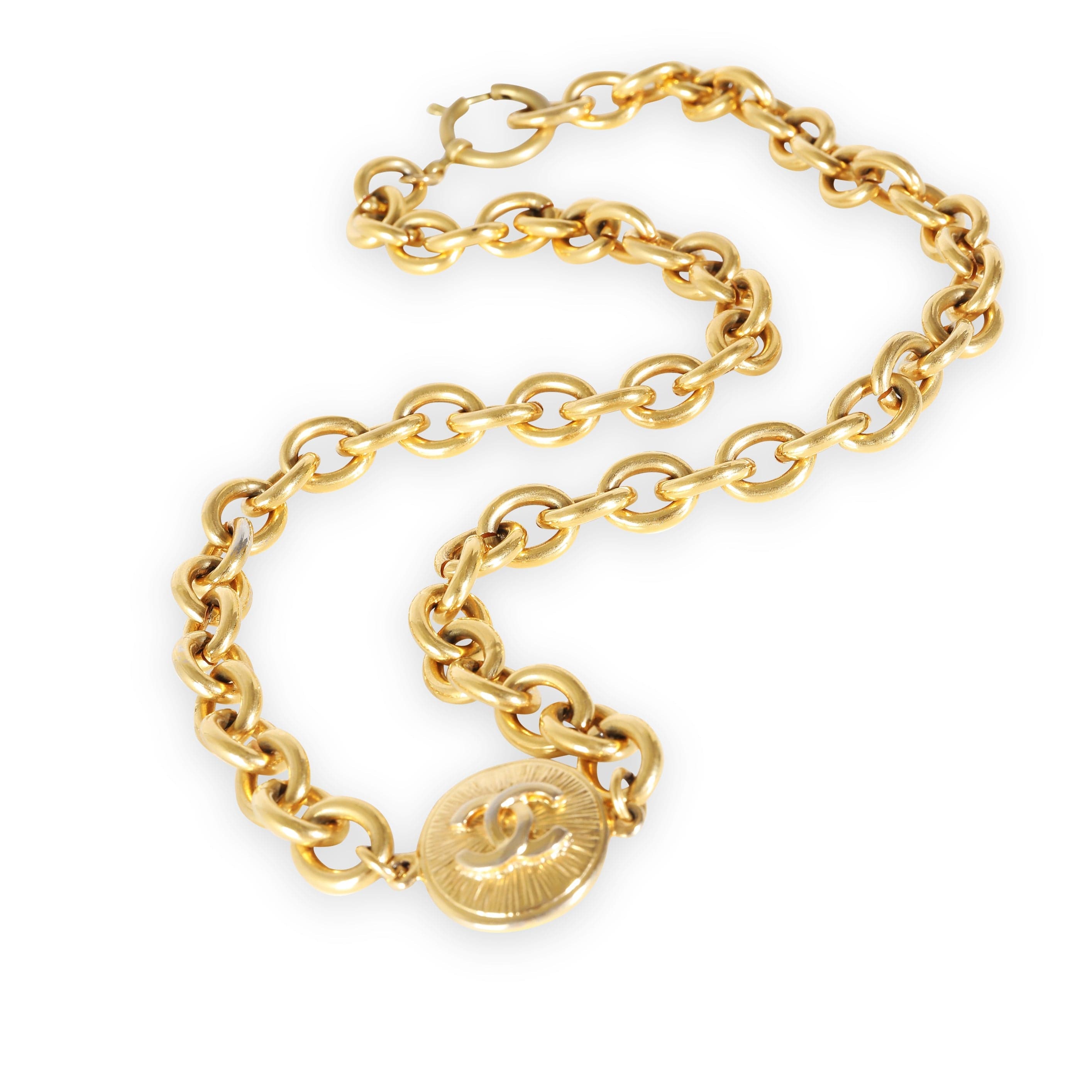 Chanel Chanel Vintage Fashion Necklace in  Gold Plated