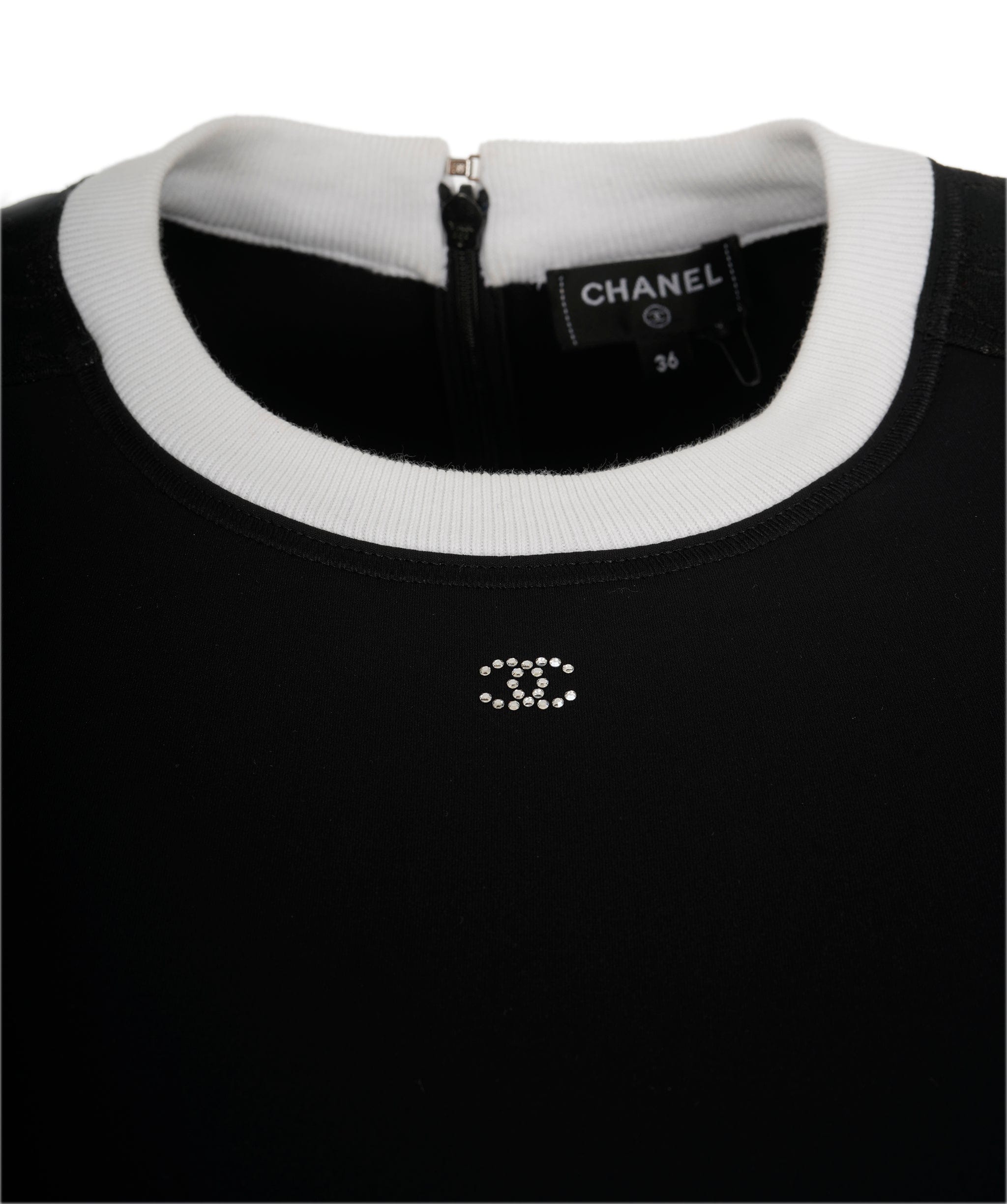 Chanel Chanel 24 CC Scuba Style Top  ALL0764