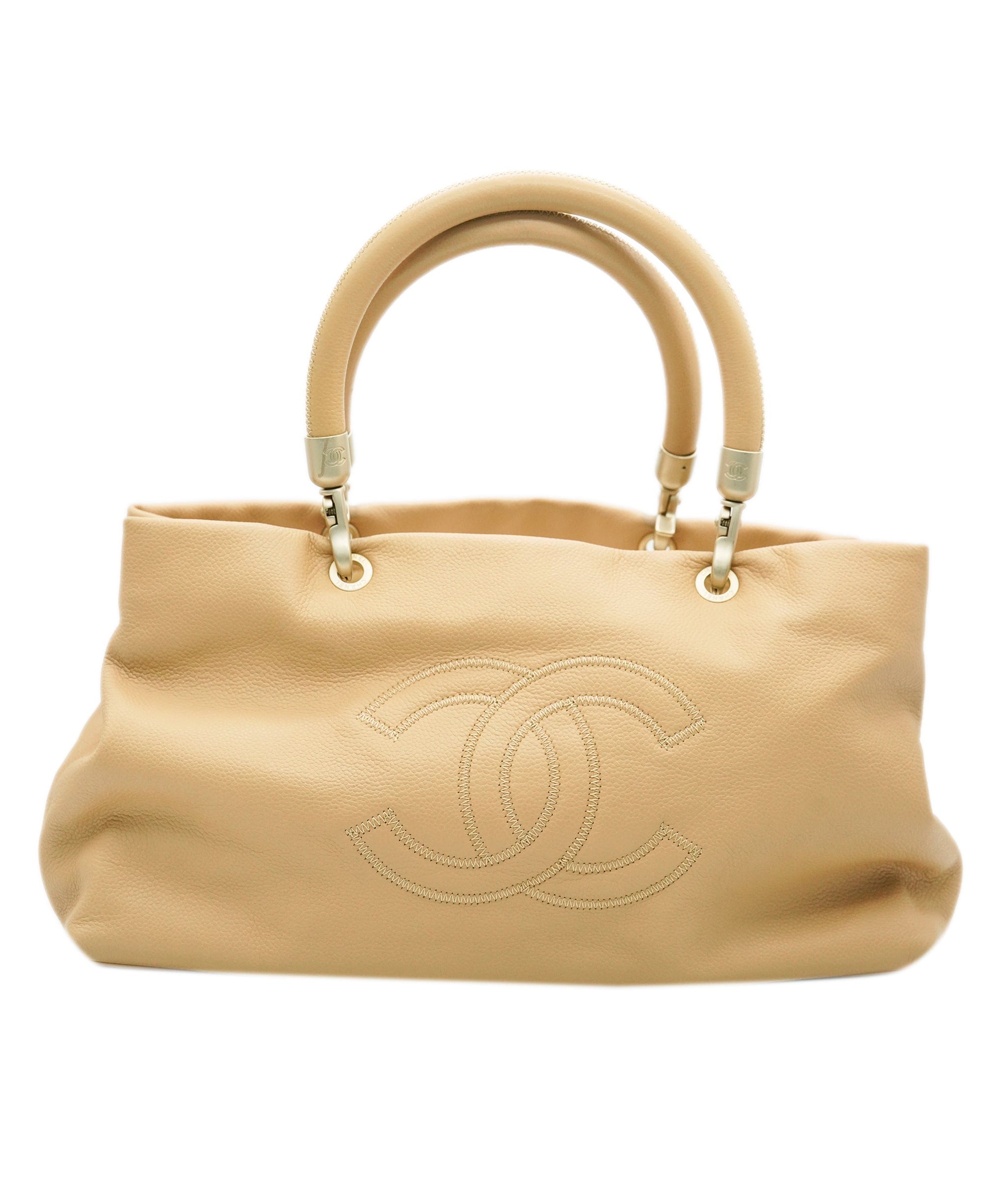 Chanel Chanel CC Beige Top Handle Tote - ALC1792