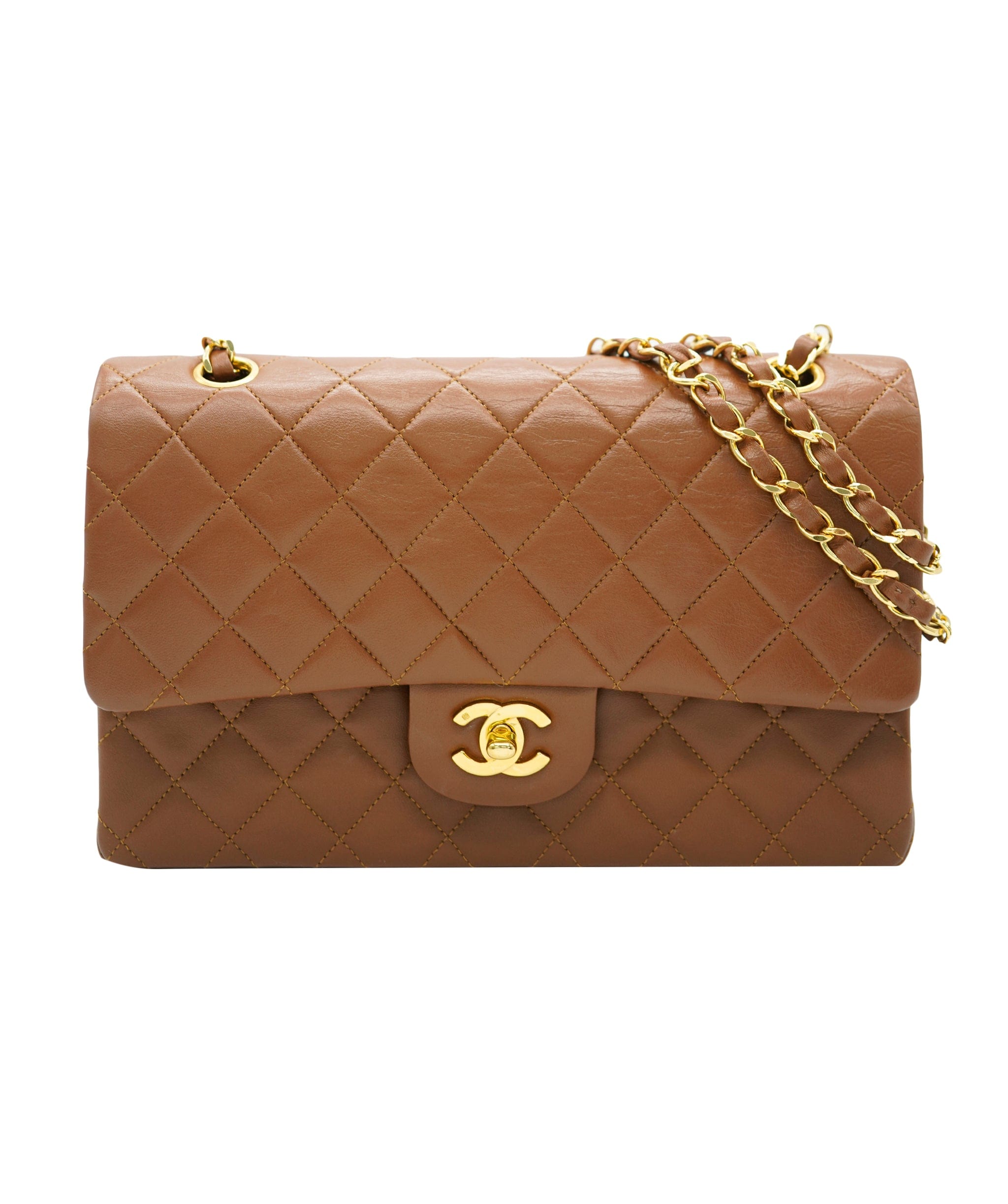 Chanel Chanel Classic Double Flap Brown GHW  ASL10751