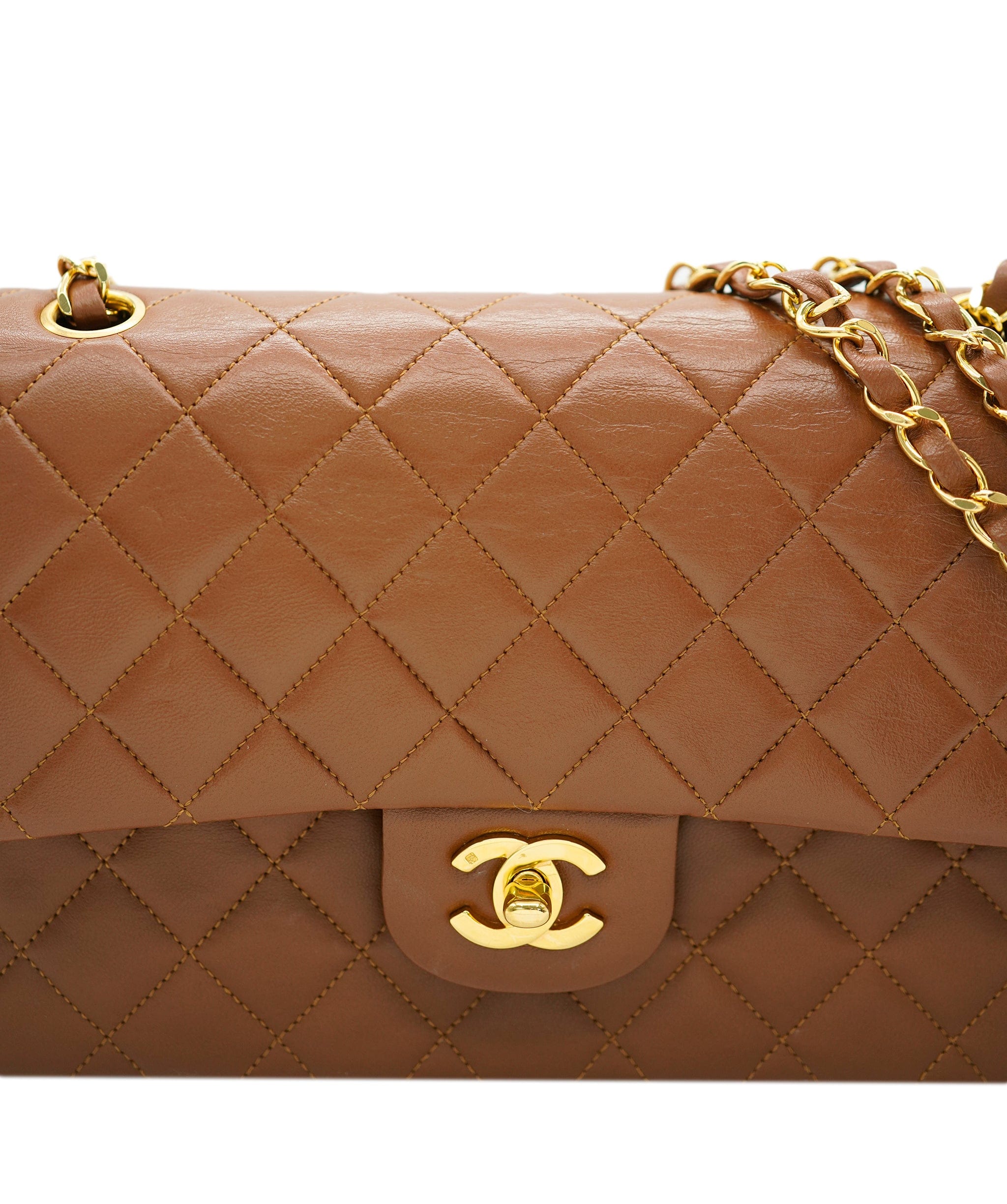 Chanel Chanel Classic Double Flap Brown GHW  ASL10751