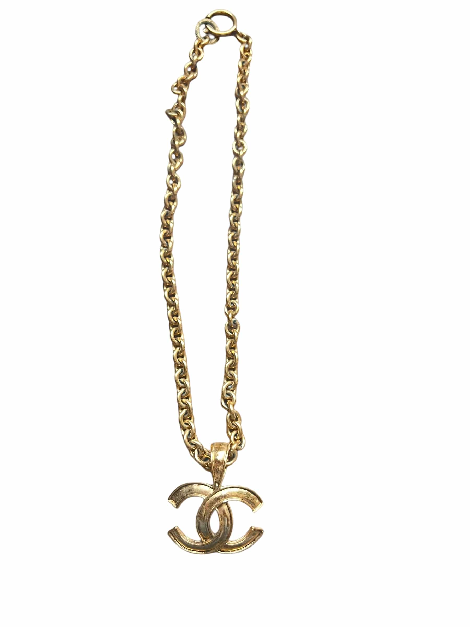 Chanel Chanel Coco Mark 94p Chain Necklace UKL1381