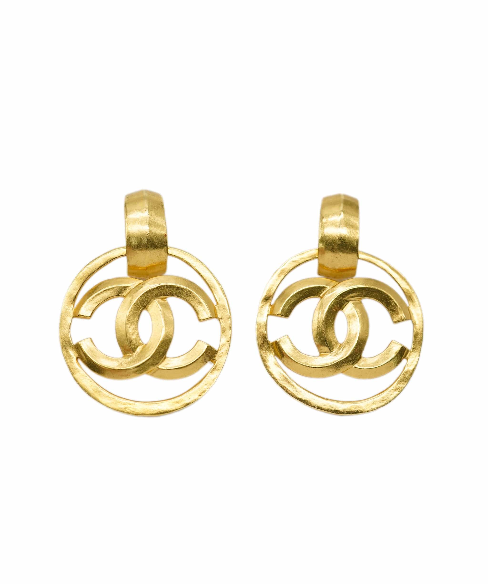 Chanel Chanel Large CC Hoop Earrings UKL1344