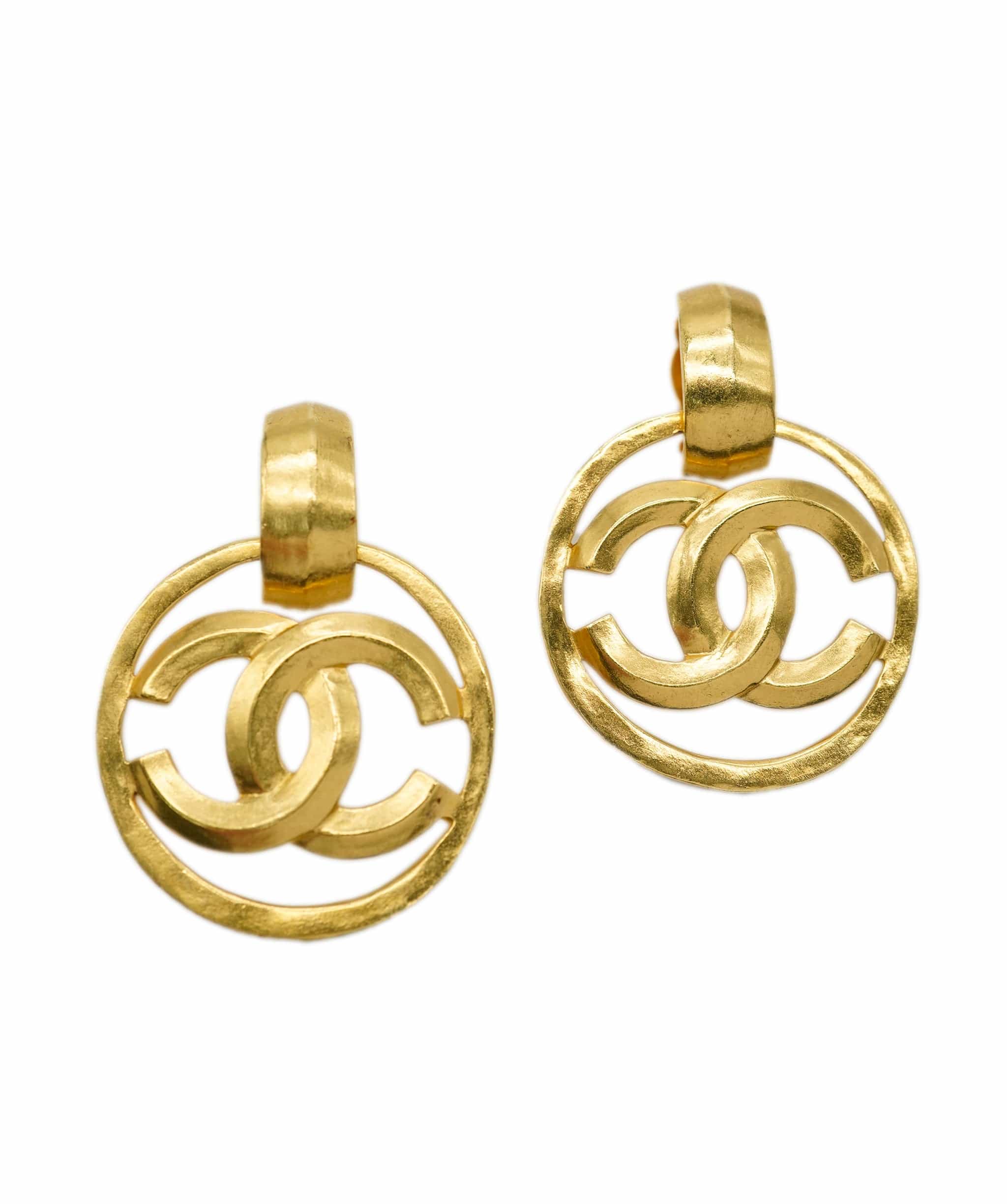 Chanel Chanel Large CC Hoop Earrings UKL1344