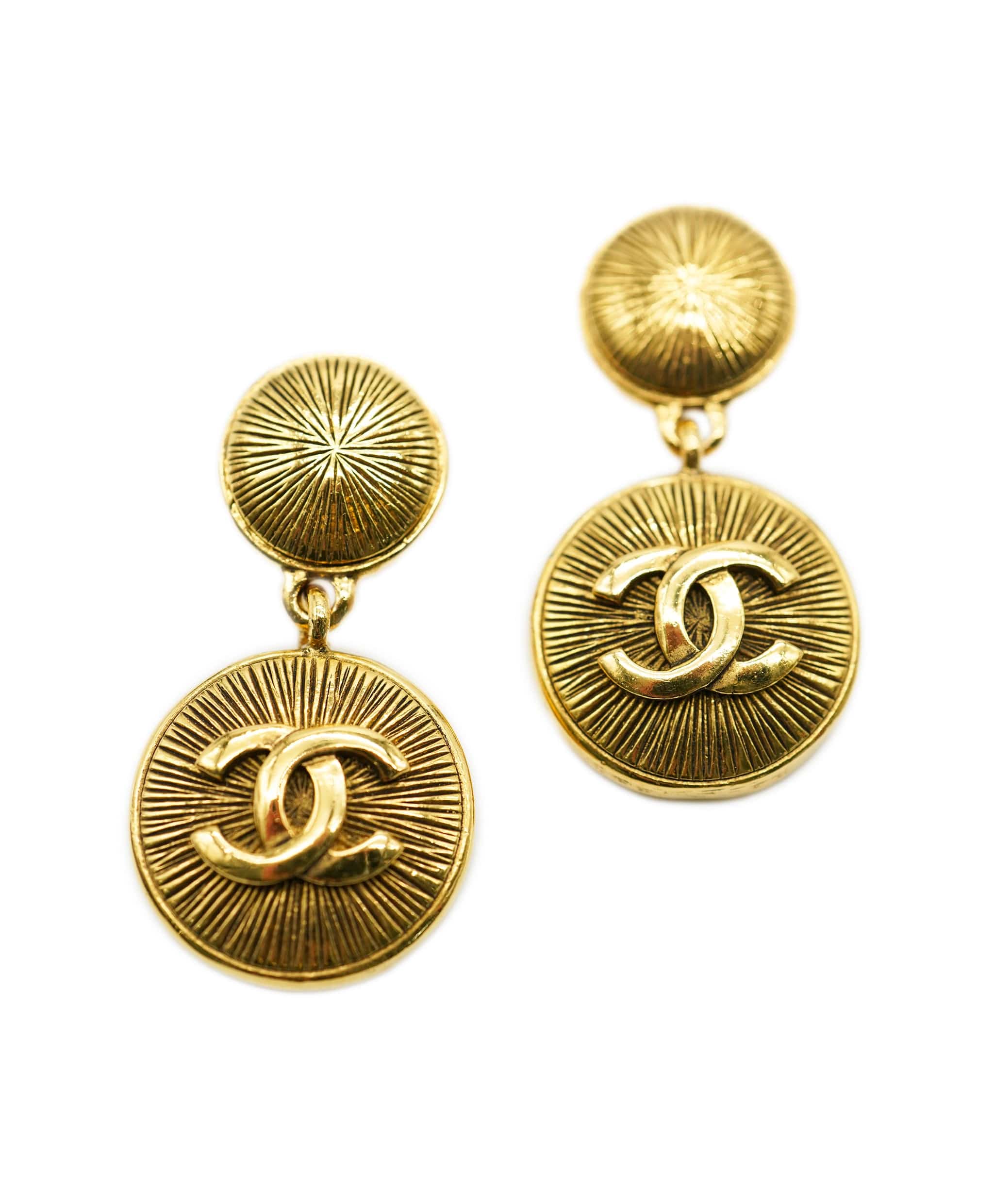 Chanel Chanel Starburst CC Drop Earrings UKL1347