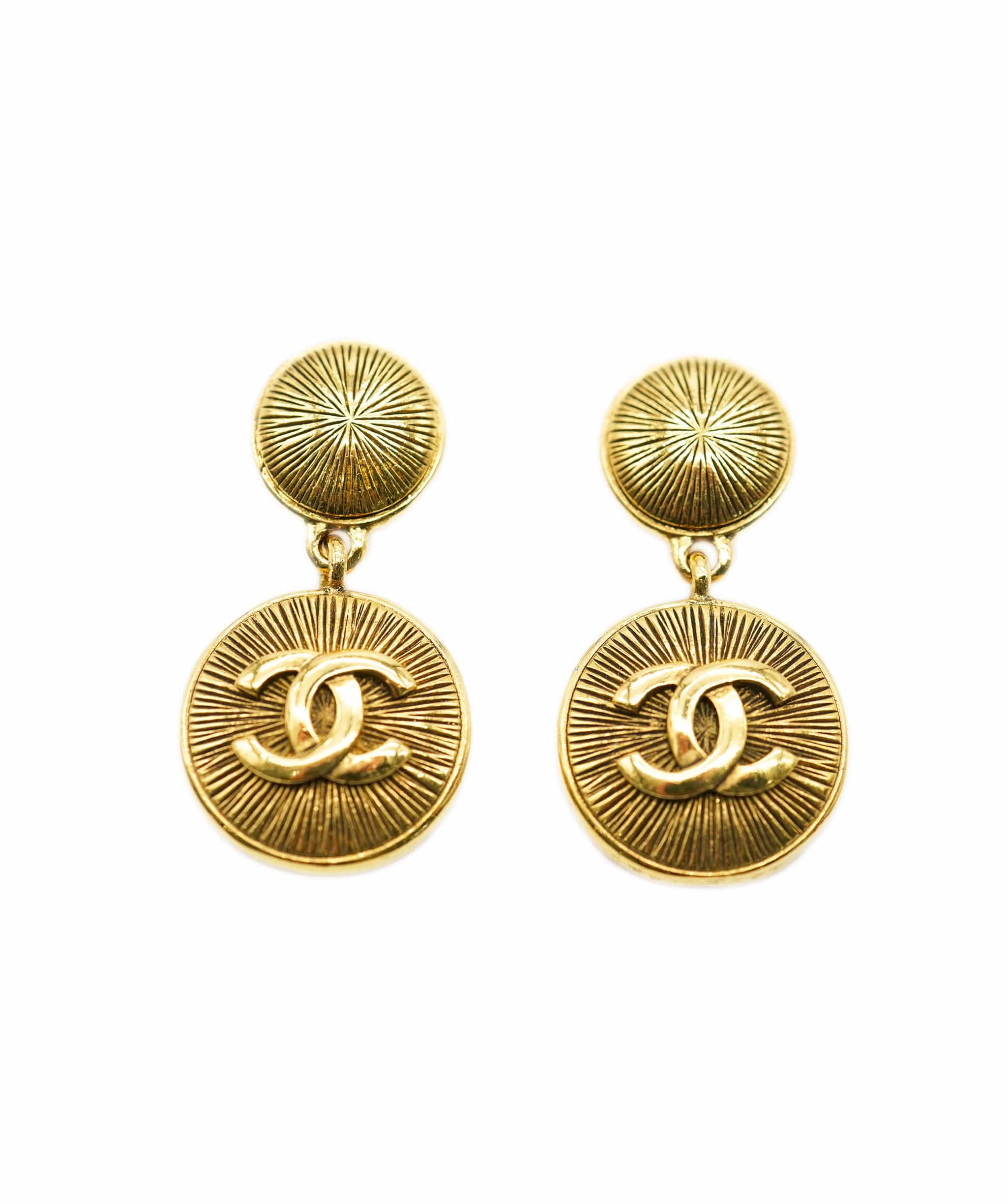 Chanel Chanel Starburst CC Drop Earrings UKL1347