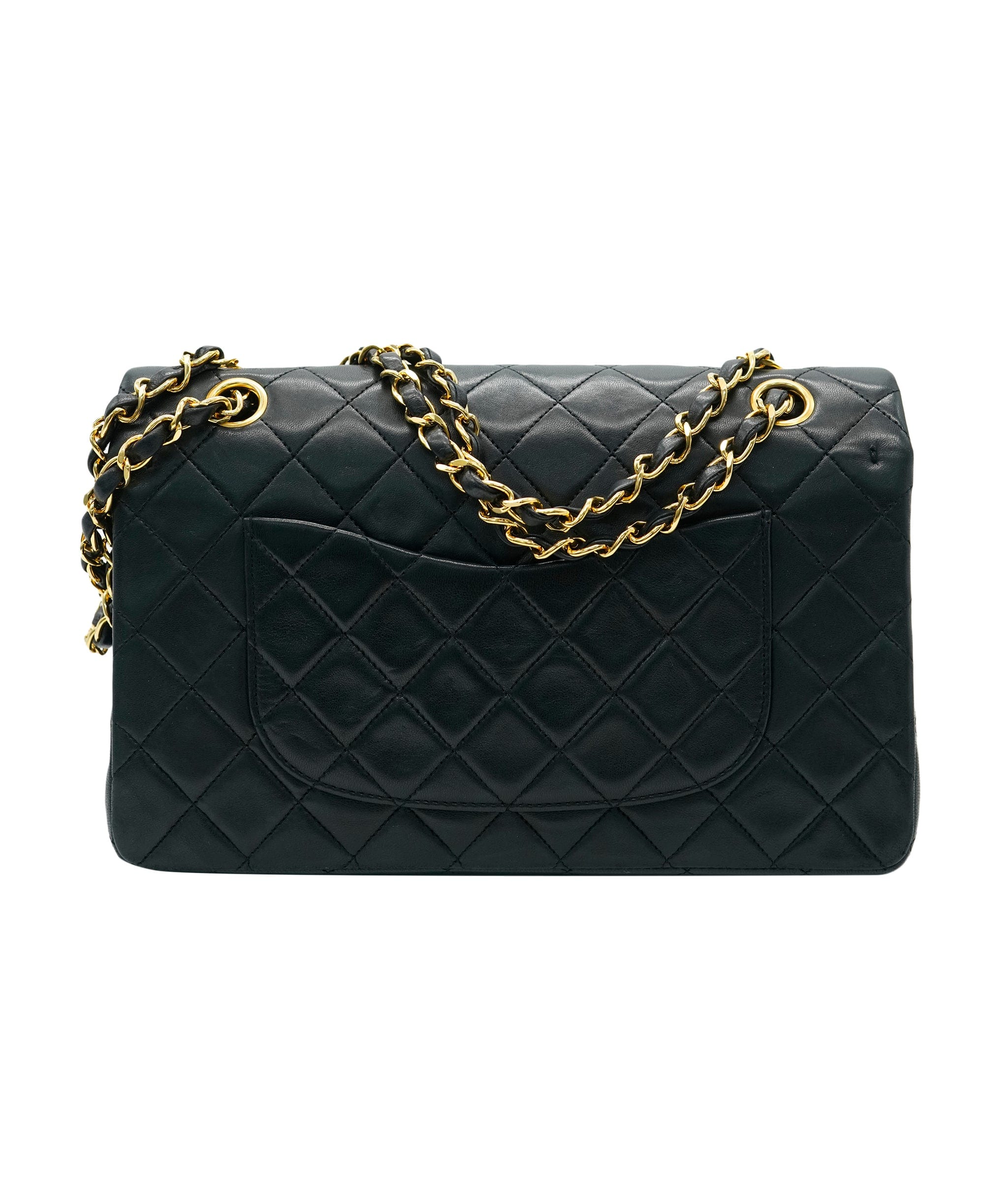 Chanel Chanel Vintage Double Classic Flap Black With GHW ASL10752