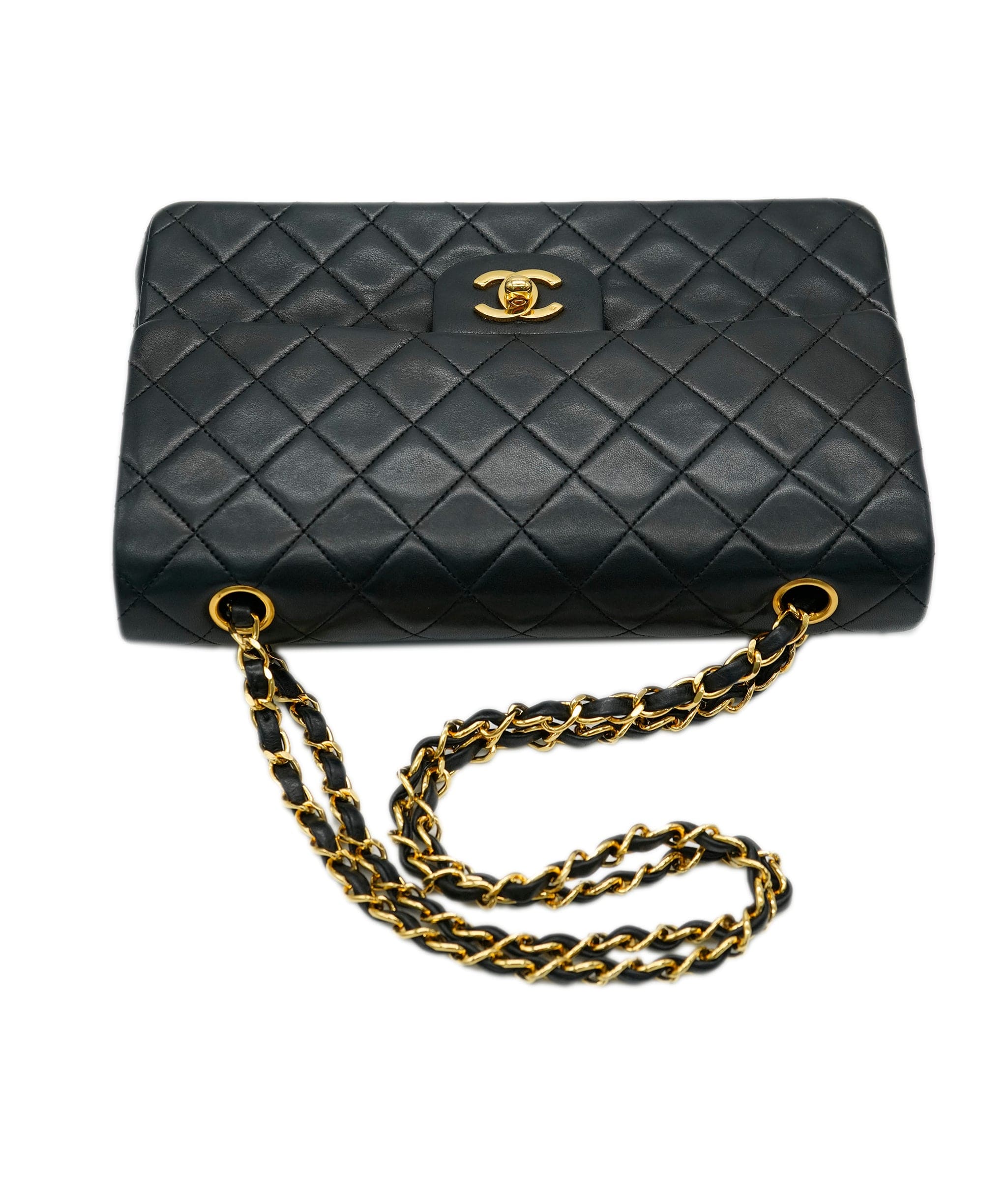 Chanel Chanel Vintage Double Classic Flap Black With GHW ASL10752