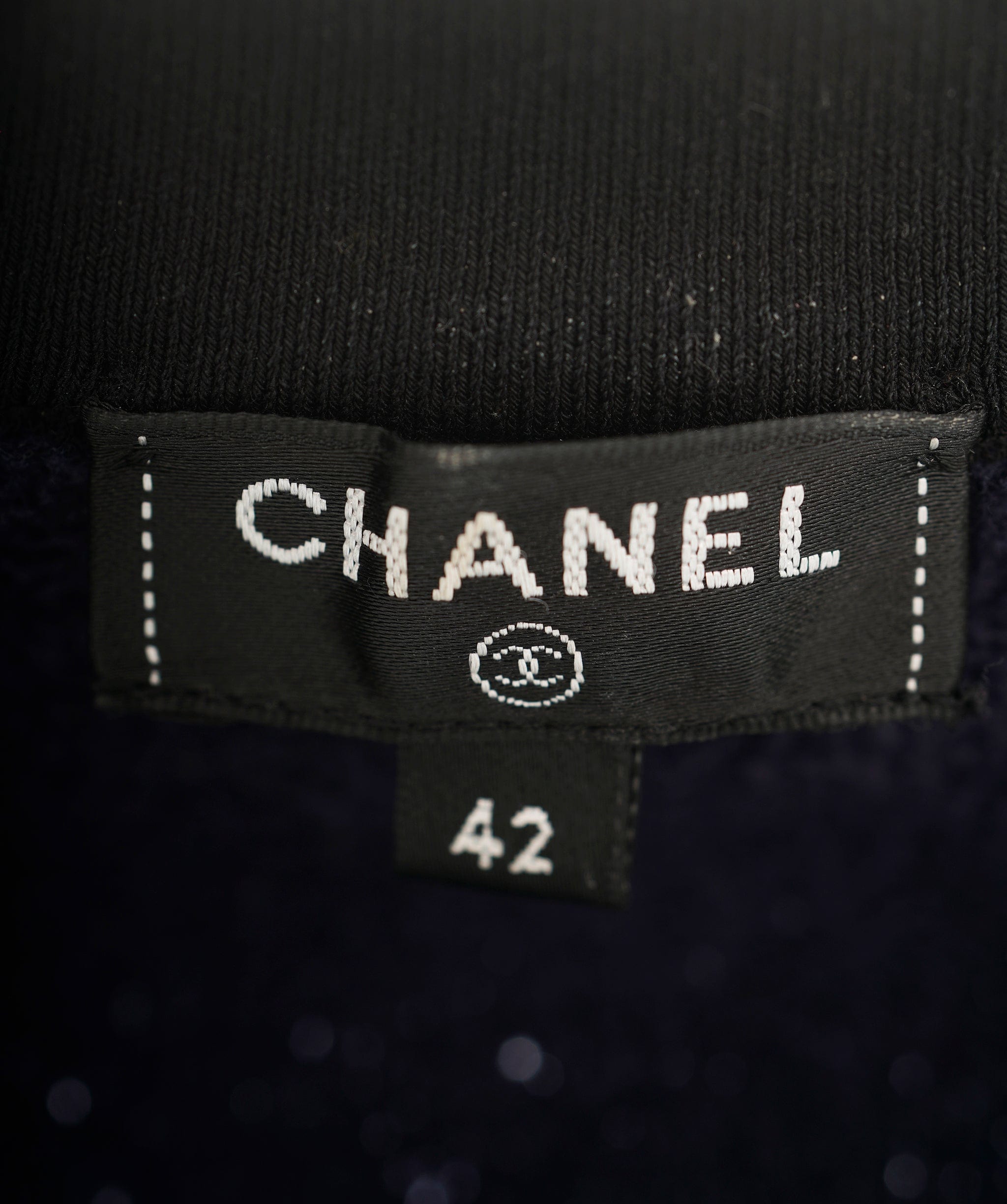 Chanel Chanel 19C Navy Brushed Cotton CC Button Cropped Cardigan & Trouser Set ALC1811