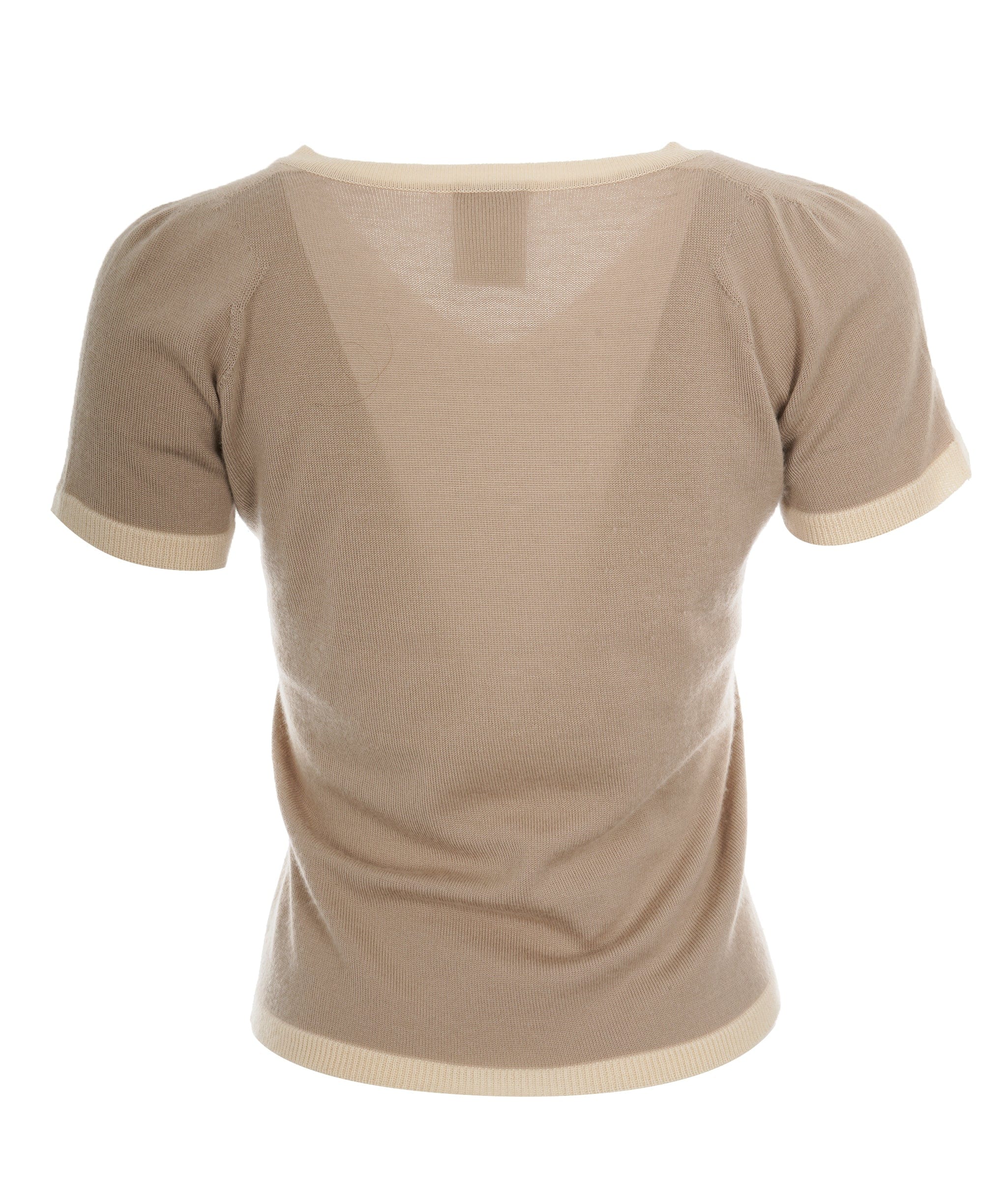 Chanel Chanel beige cashmere cc tee  AVC2110