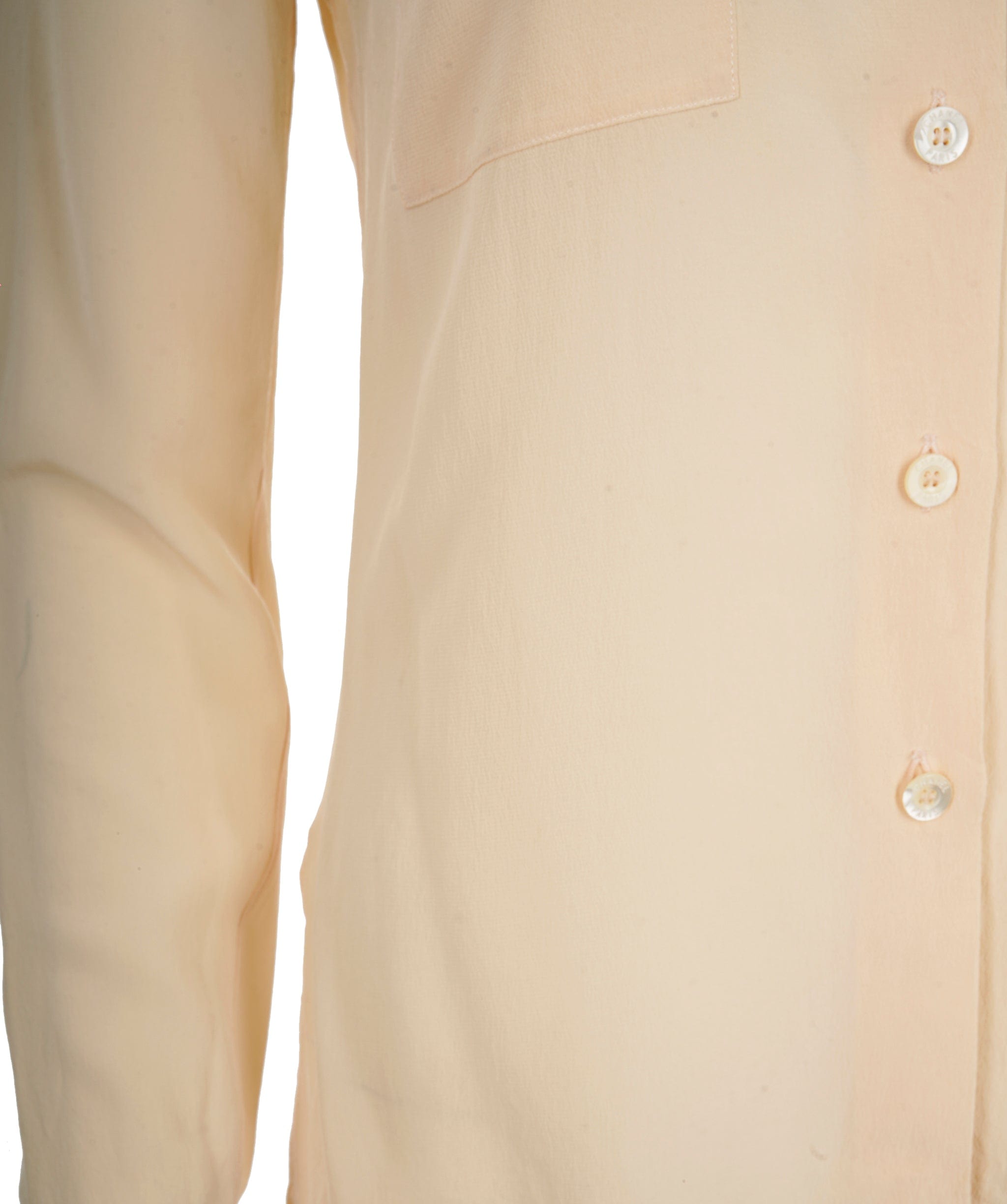 Chanel Chanel Beige CC Pocket Long Sleeve Shirt  ALC1724