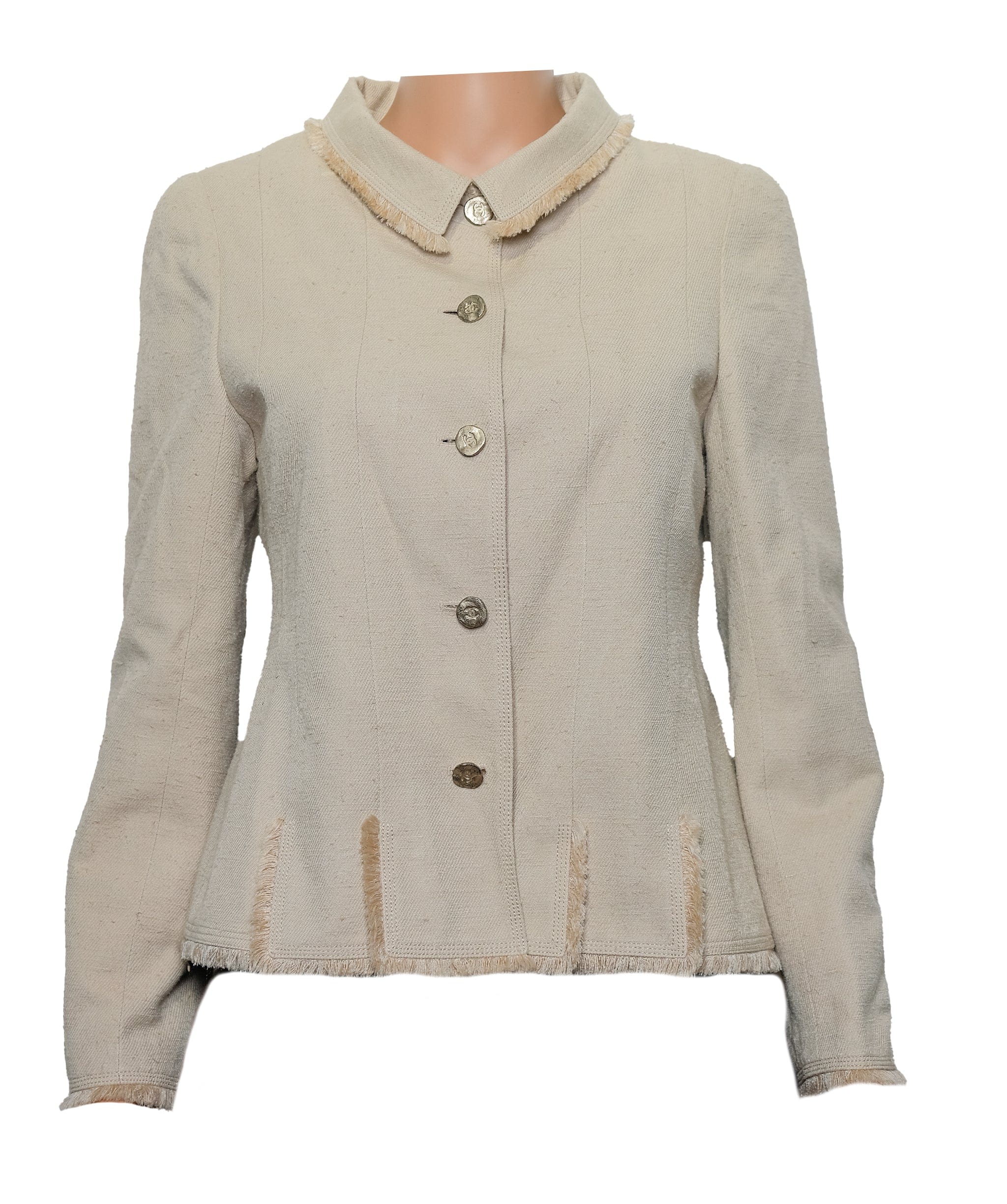 Chanel Chanel Beige Jacket 42