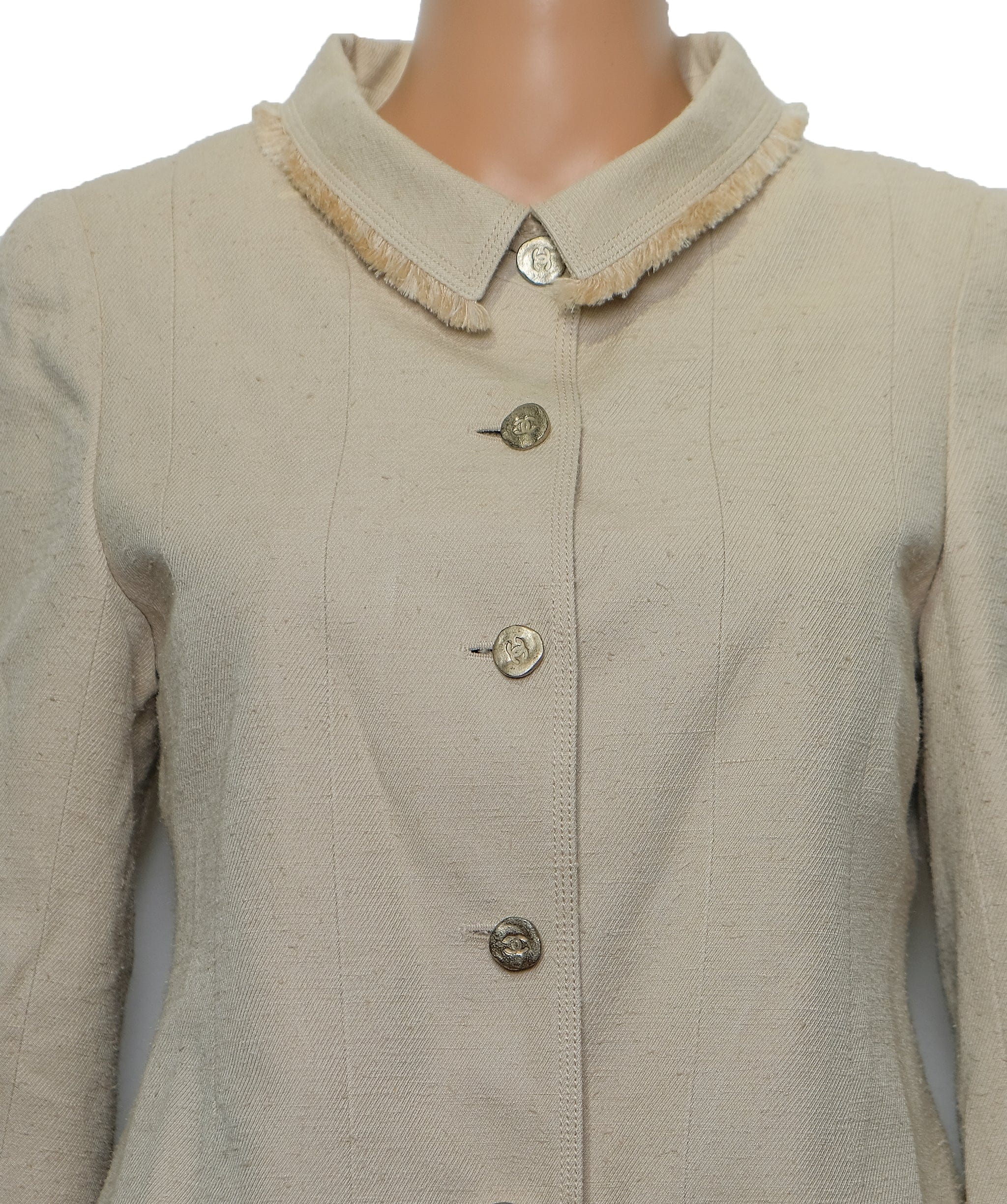 Chanel Chanel Beige Jacket 42