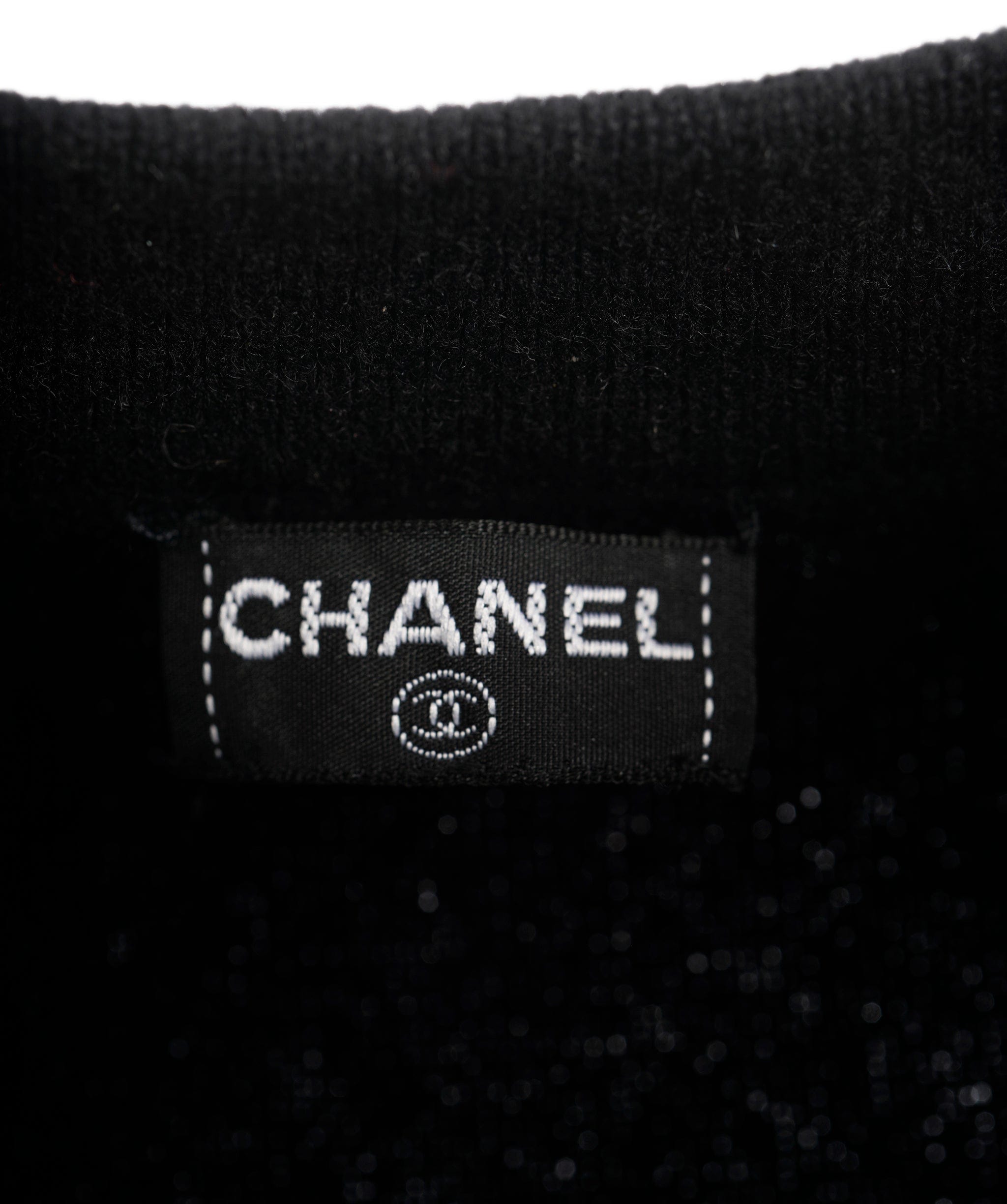 Chanel Chanel Bic CC Pocket Sweater Black ASL10490