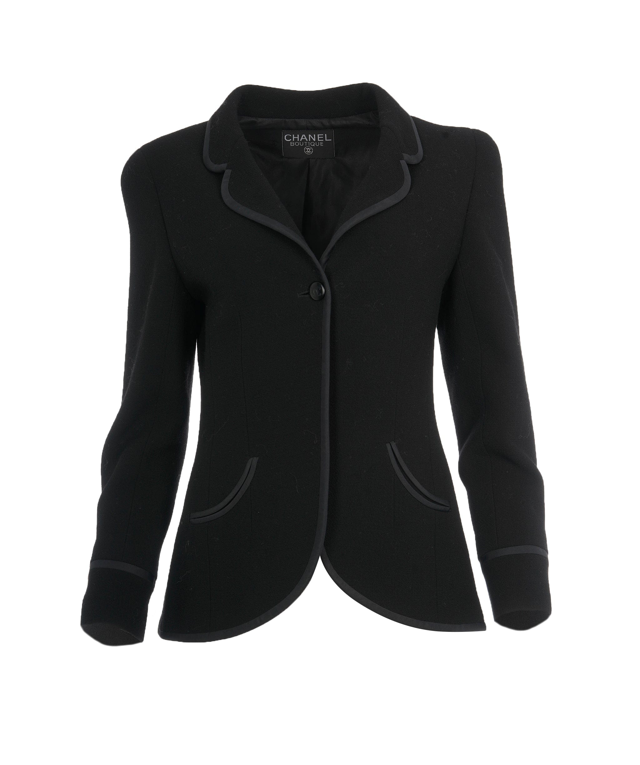 Chanel Chanel Black Classic Blazer  ALL0587