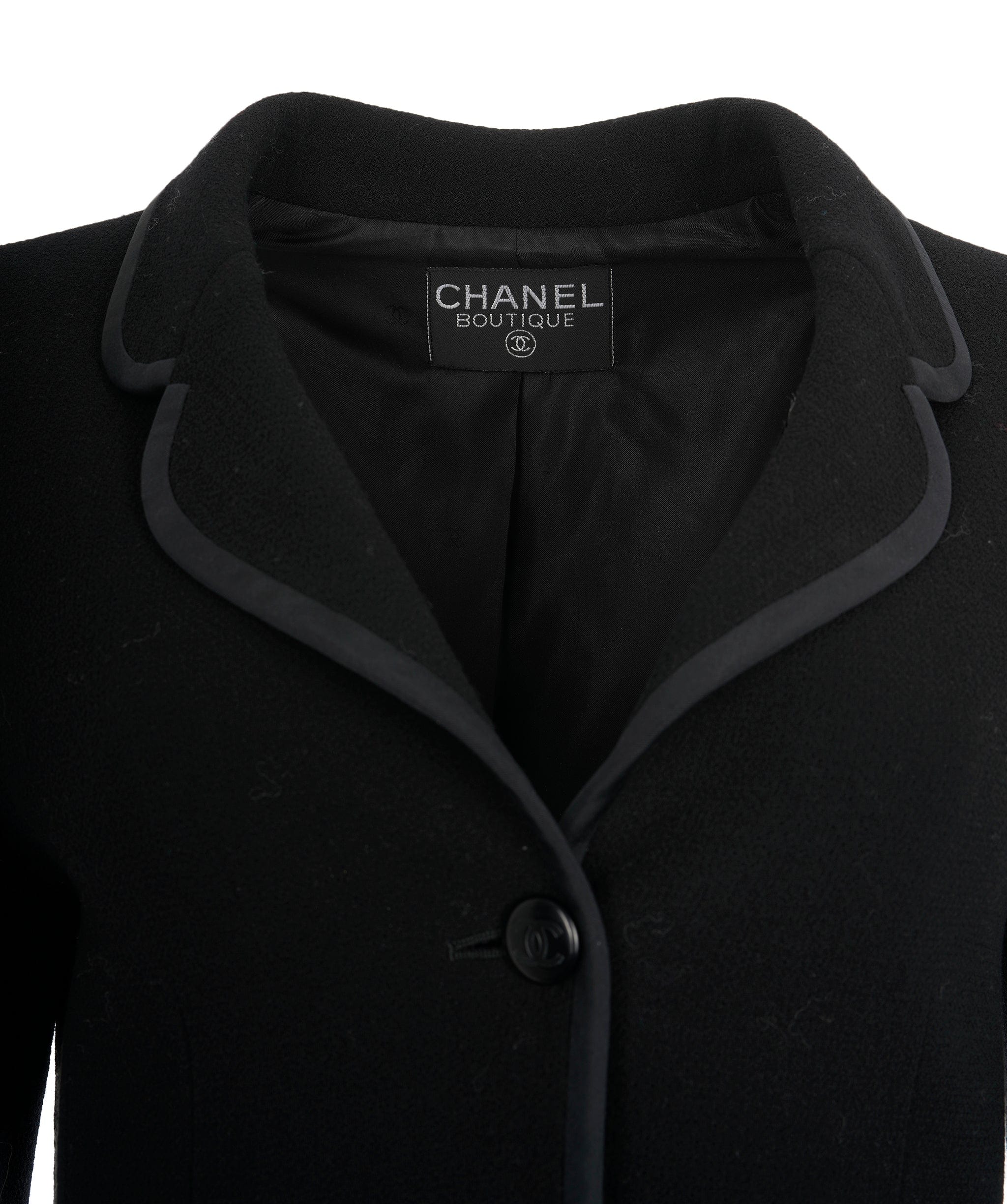 Chanel Chanel Black Classic Blazer  ALL0587