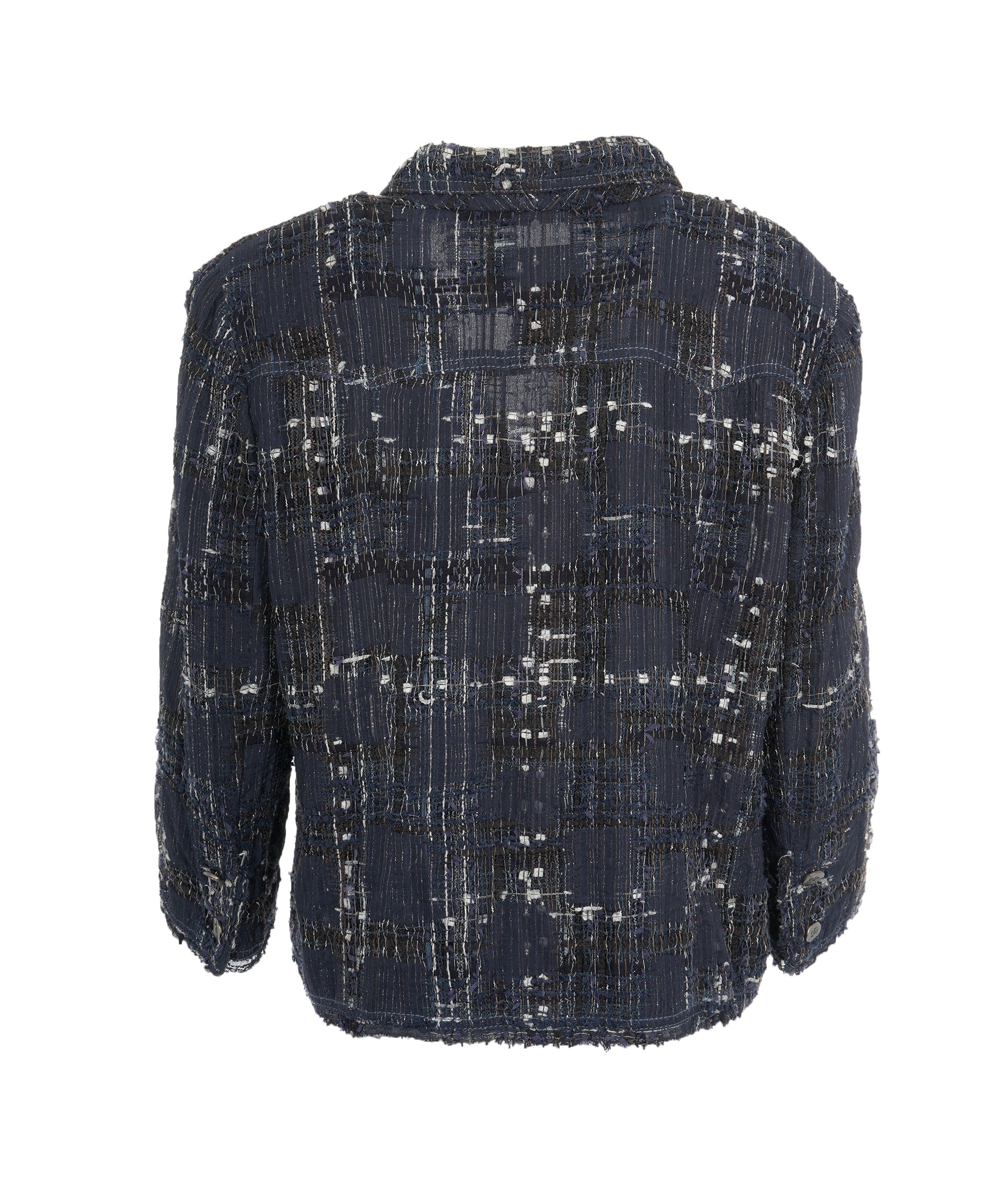 Chanel CHANEL Blue Tweed Jacket  UKL1350