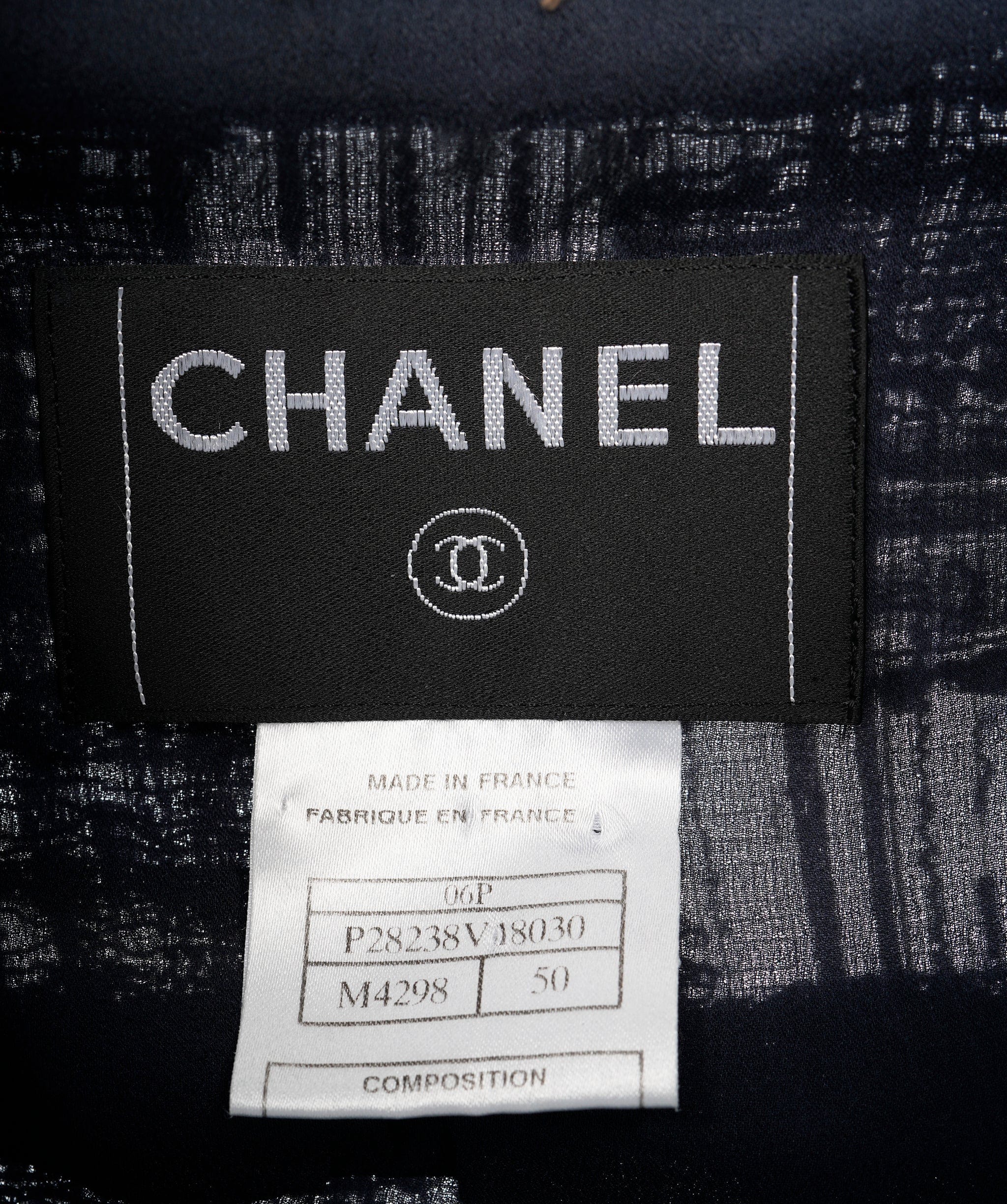 Chanel CHANEL Blue Tweed Jacket  UKL1350