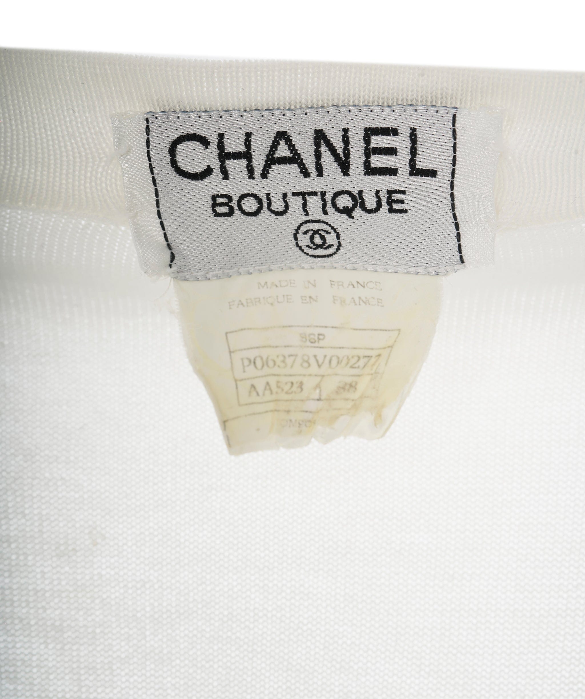 Chanel Chanel CC Buttons Cardigan White ASL10243