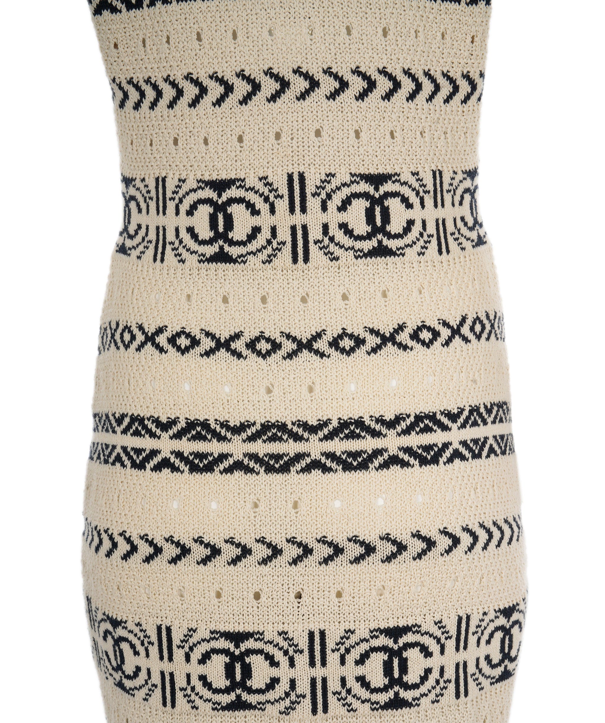 Chanel Chanel CC Knitted Maxi Dress ALC1405