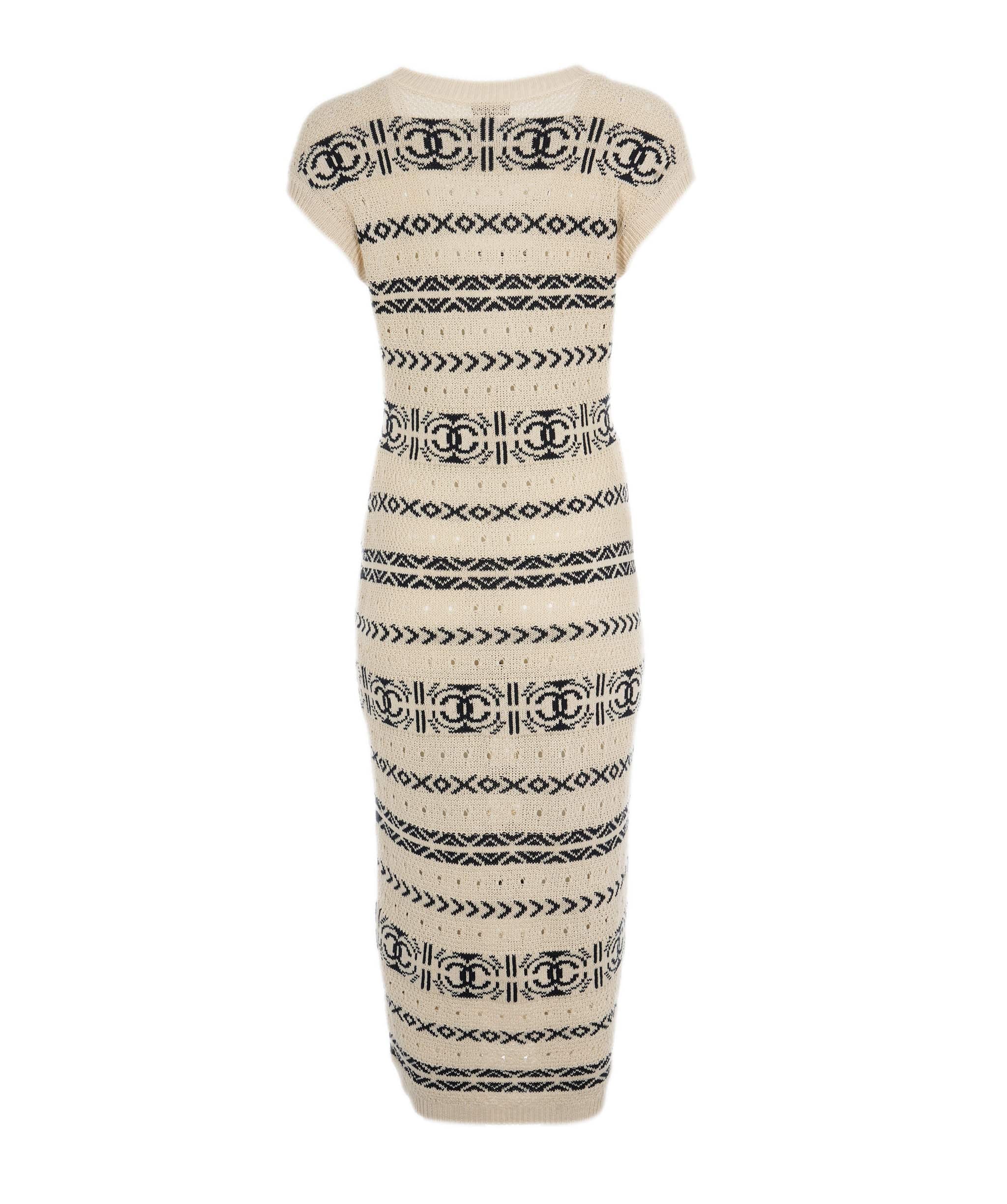 Chanel Chanel CC Knitted Maxi Dress ALC1405