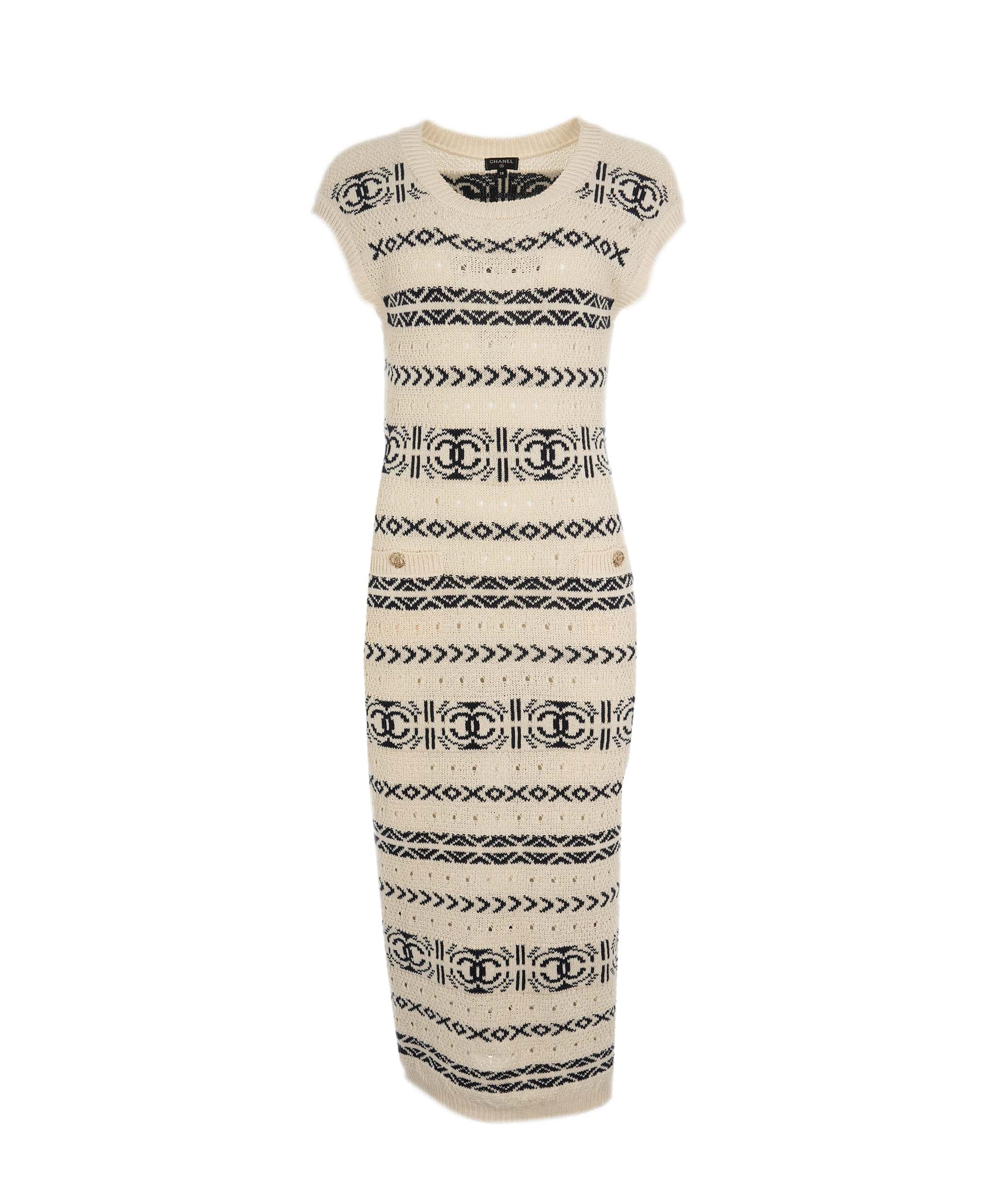 Chanel Chanel CC Knitted Maxi Dress ALC1405