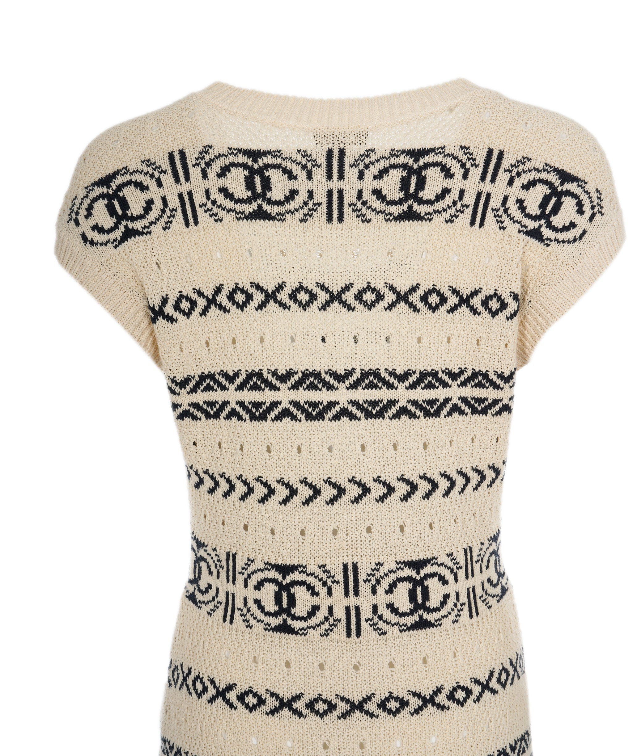 Chanel Chanel CC Knitted Maxi Dress ALC1405