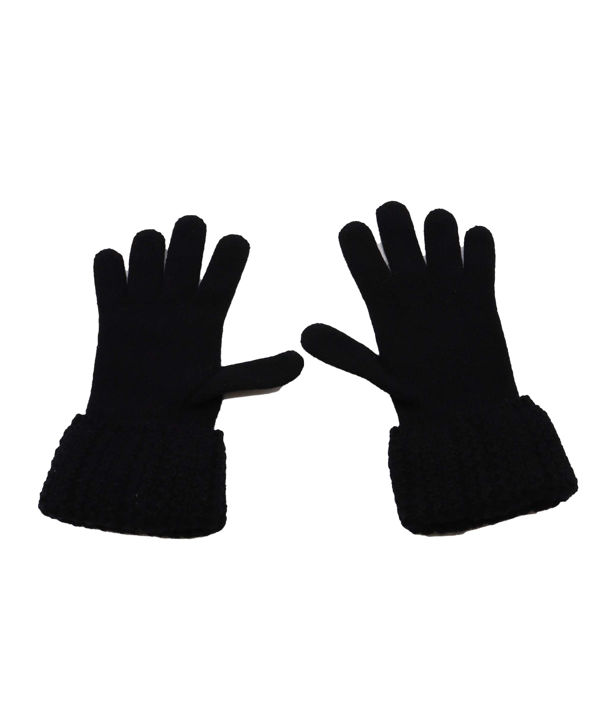 Chanel Chanel CC Logo Gloves Black White DXBK0089