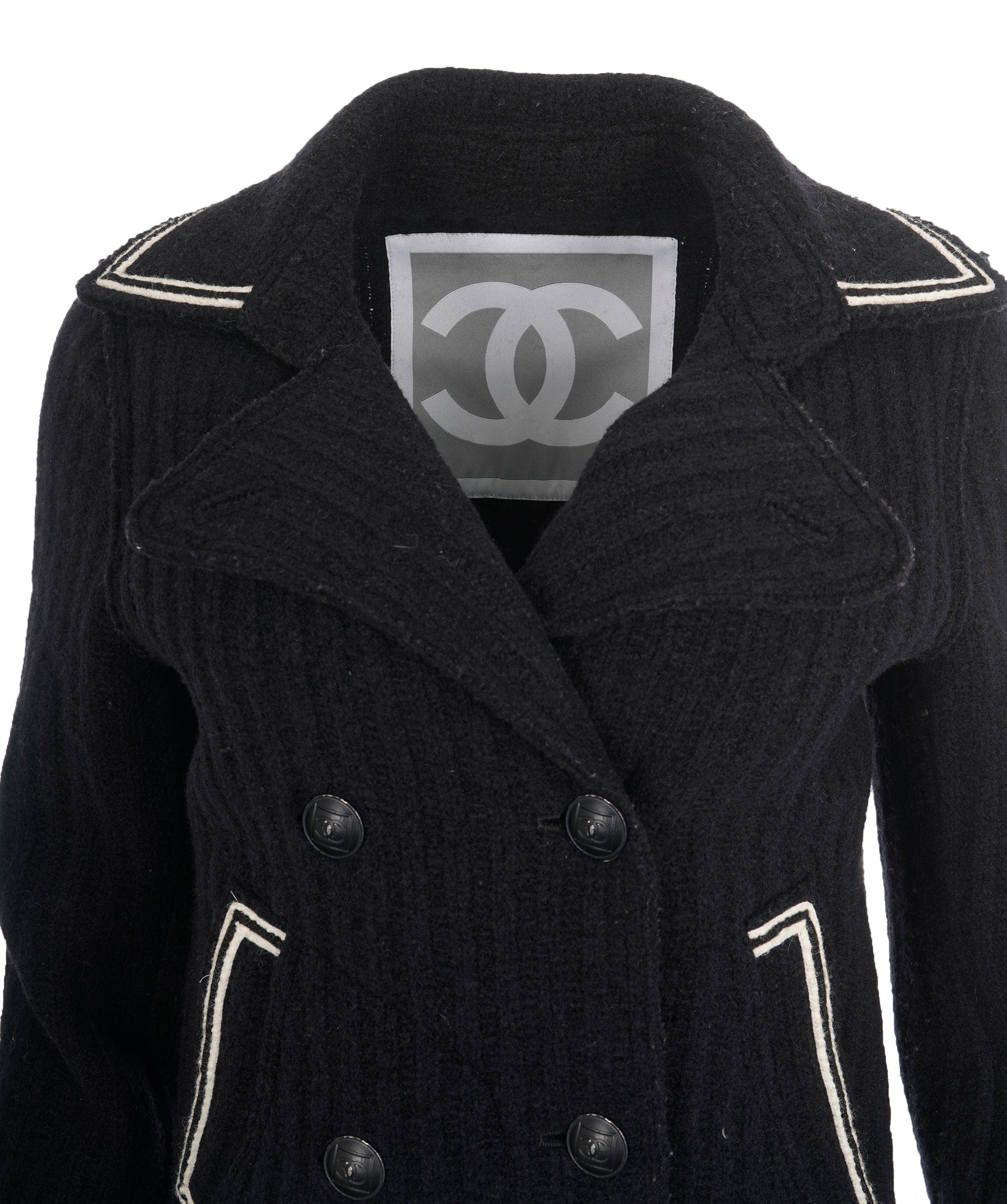 Chanel Chanel CC Sports Wool Coat  ALL0695