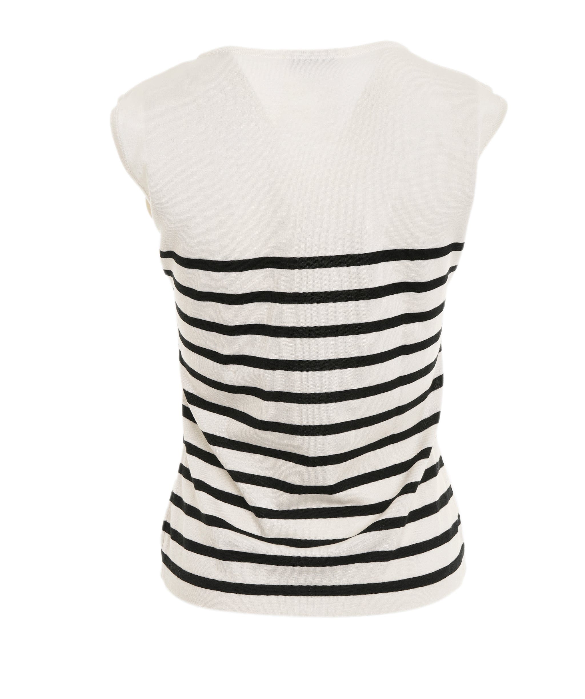 Chanel Chanel CC Stripes knit Top Sleeveless  ASL10741