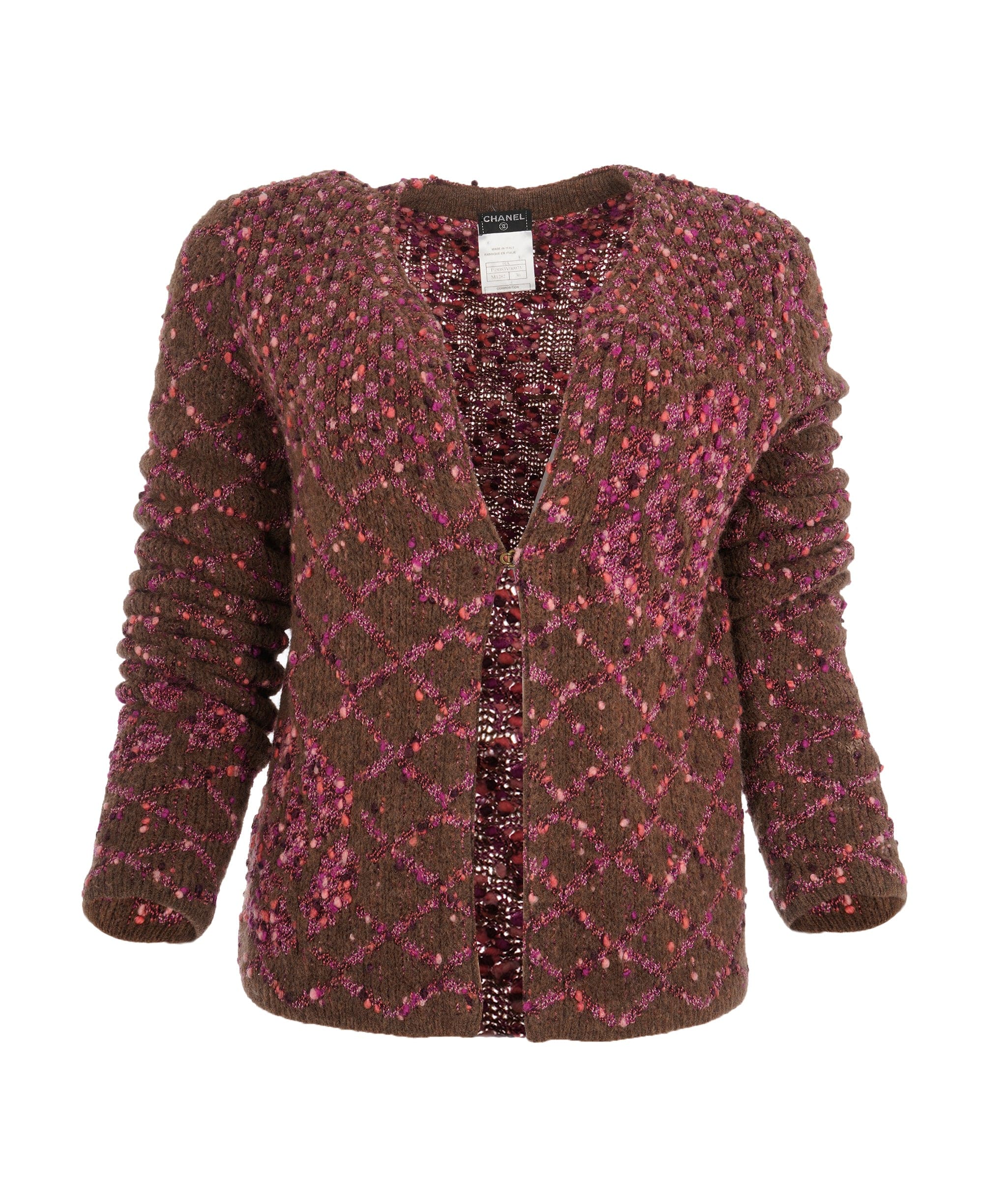 Chanel CHANEL COCO pink/brown sweater UKL1349