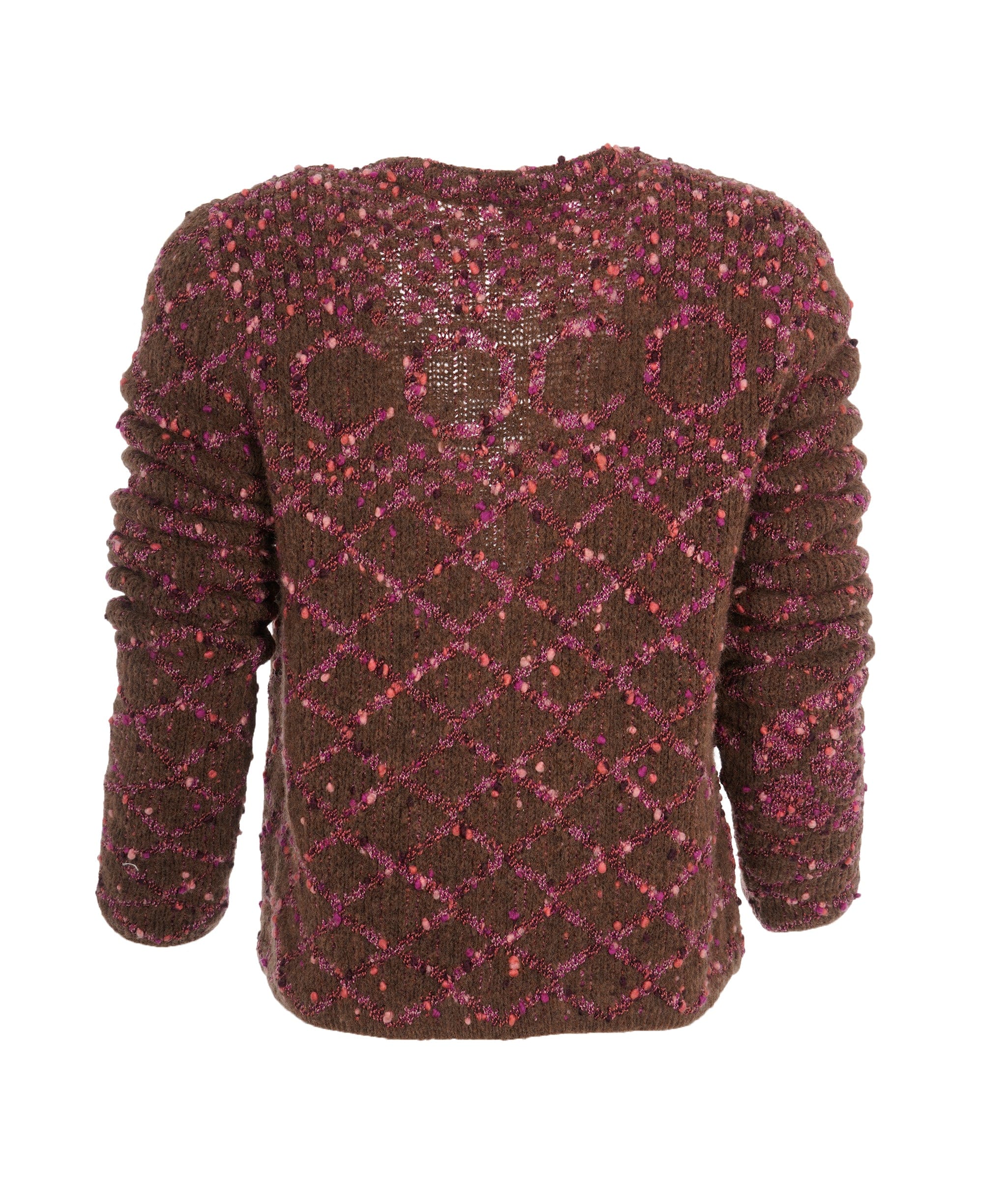 Chanel CHANEL COCO pink/brown sweater UKL1349