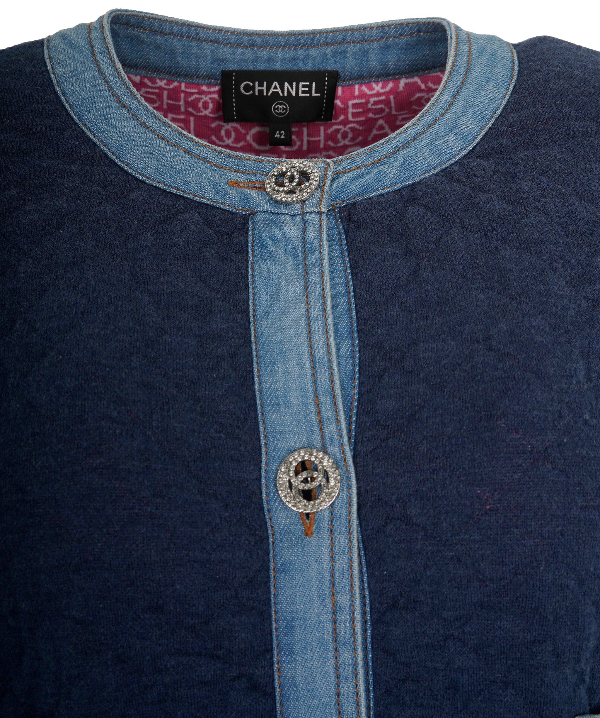 Chanel Chanel Denim Crystal CC Jacket  ALC1896