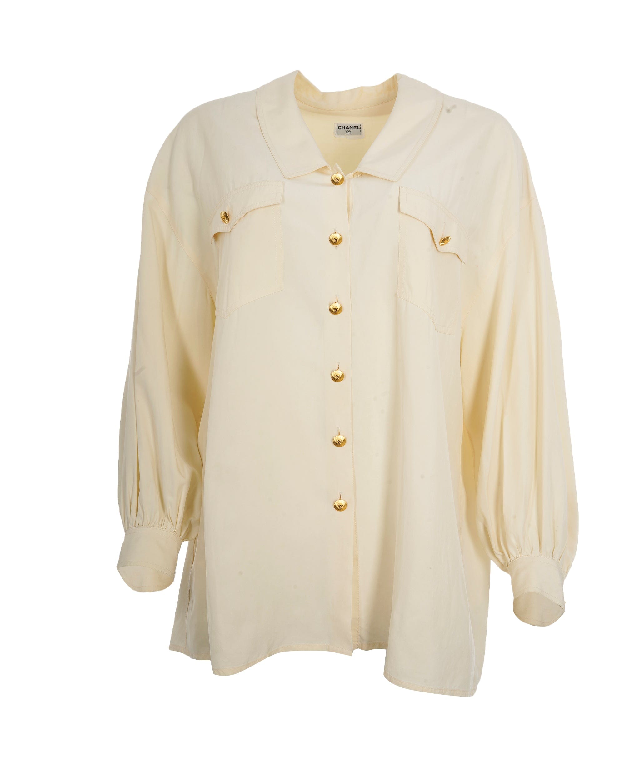 Chanel Chanel Gold Button up Shirt  ASL10512