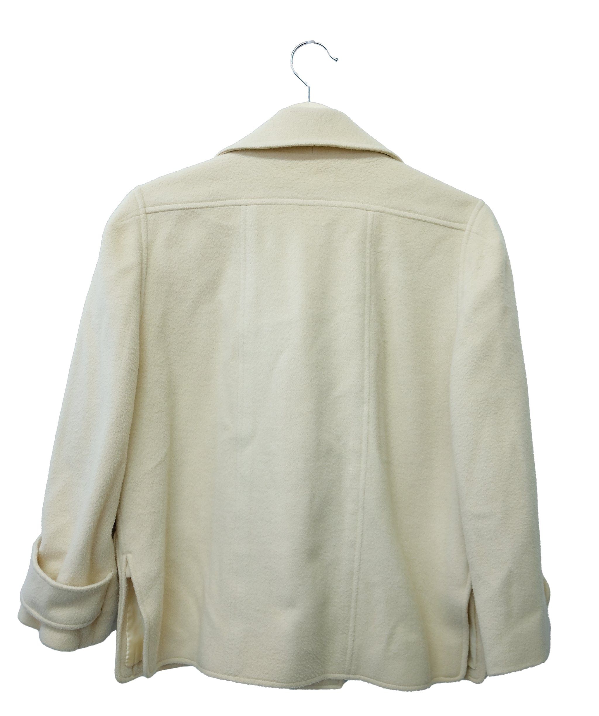 Chanel Chanel Gold Buttons Cashmere Jacket Cream Interior BC ASL10425