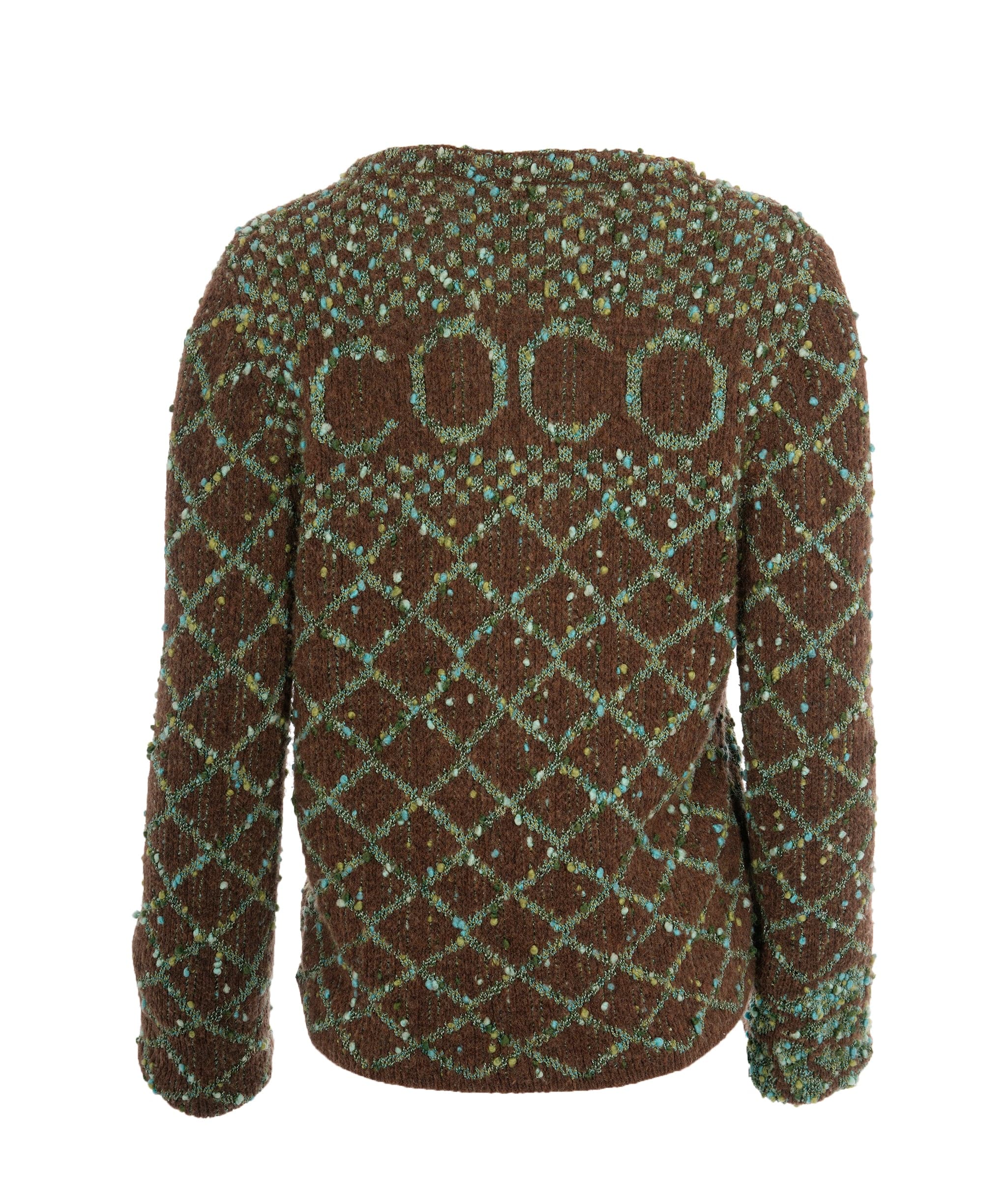 Chanel Chanel green/Brown COCO Cardigan UKL1375