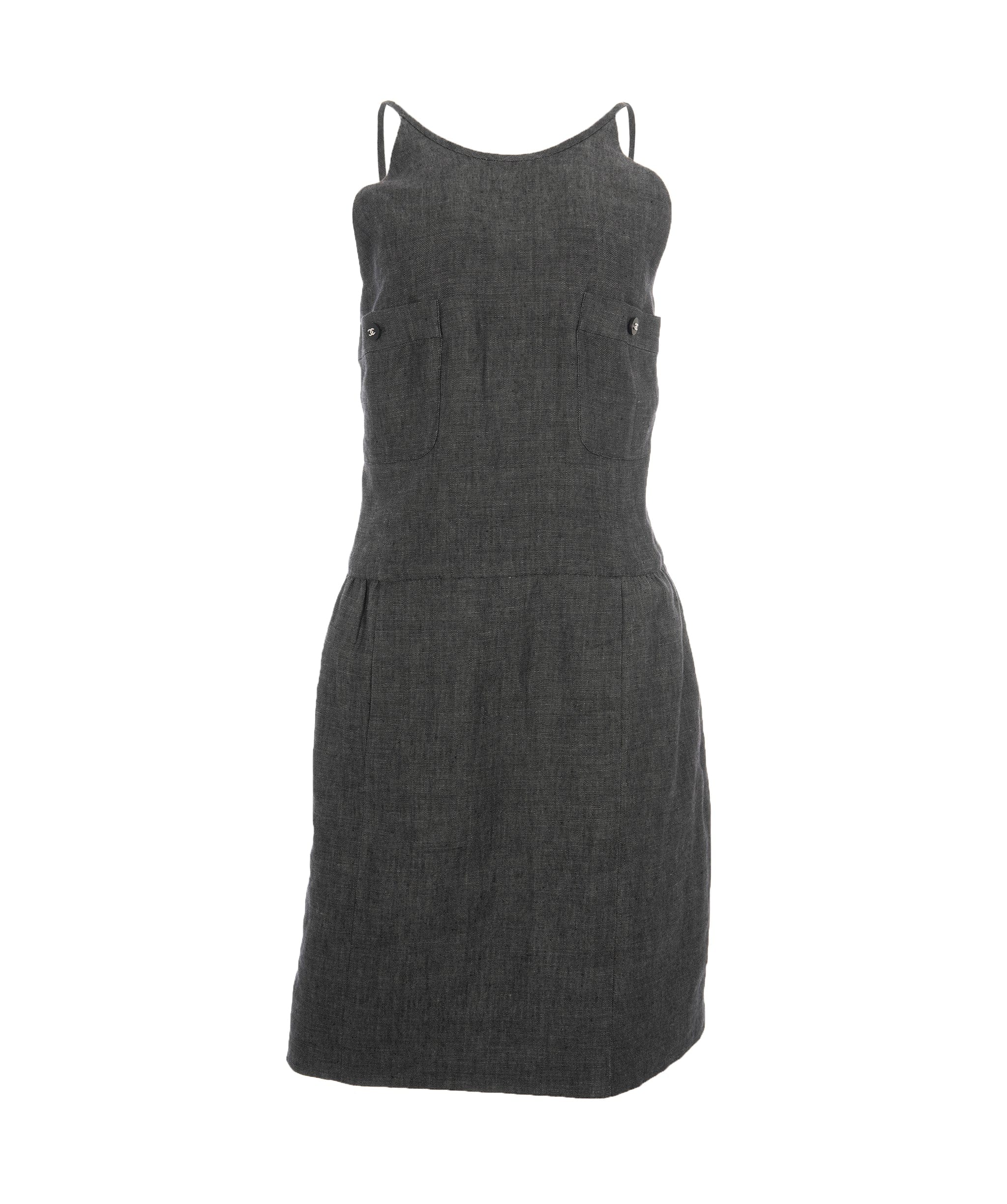 Chanel Chanel Grey Strappy CC Dress ALC1169