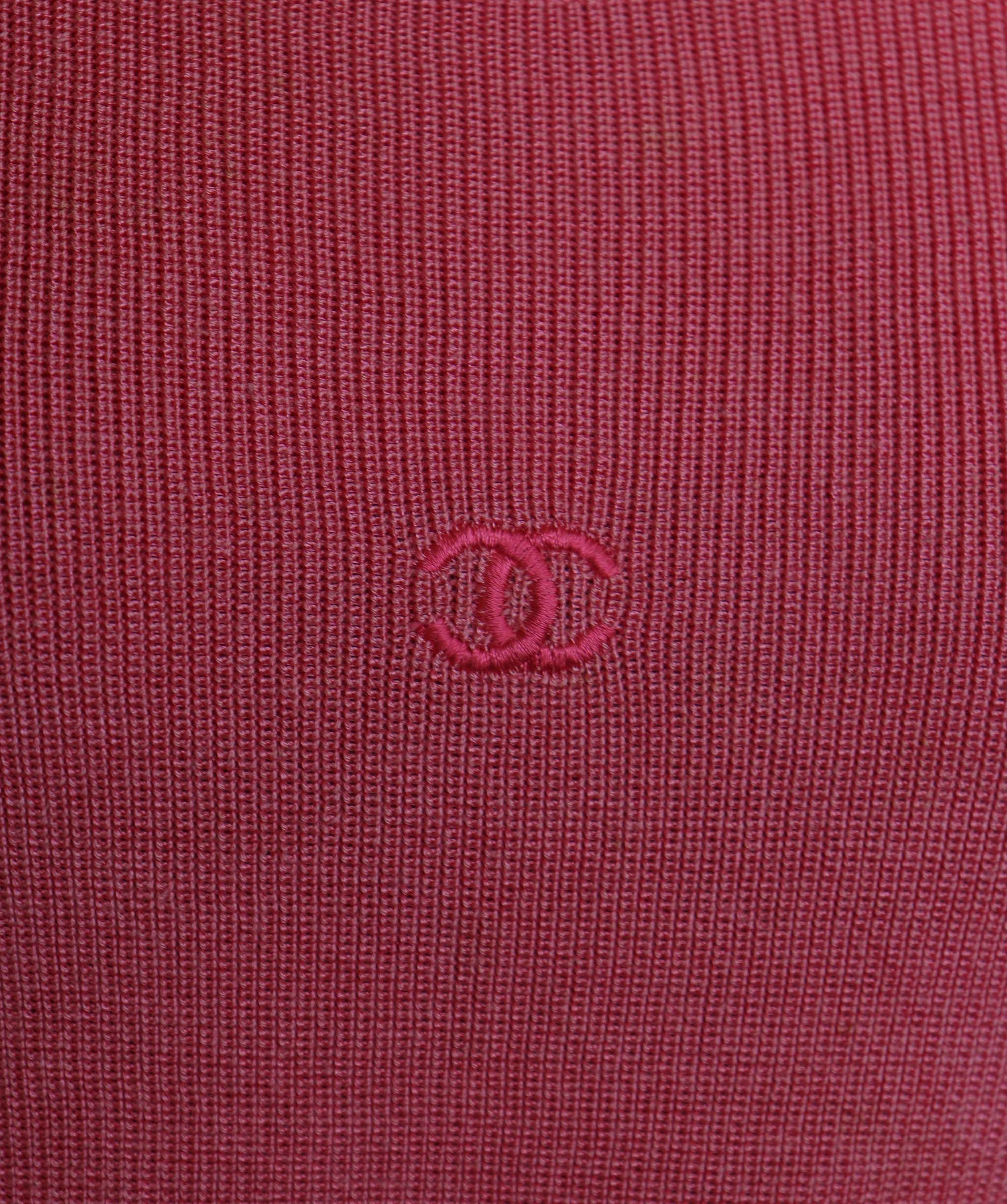 Chanel Chanel hot pink vintage cc t shirt  DXBV0866