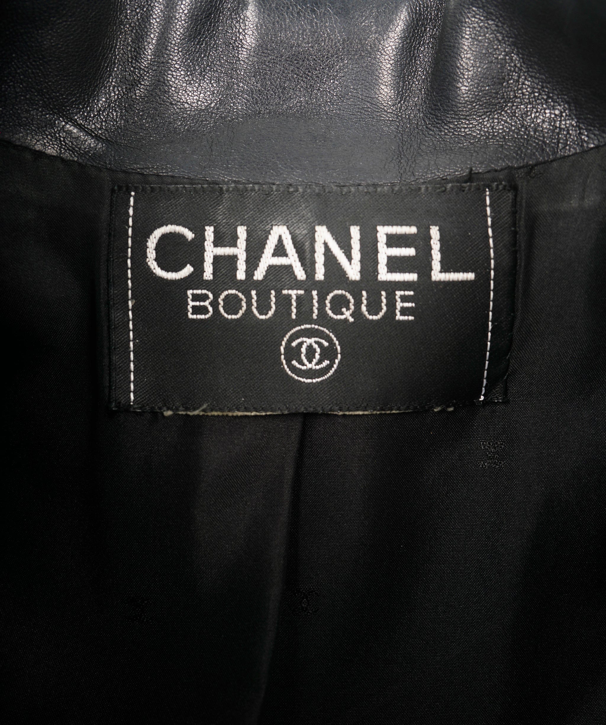 Chanel Chanel leather blazer size 12-14  - AJC0707