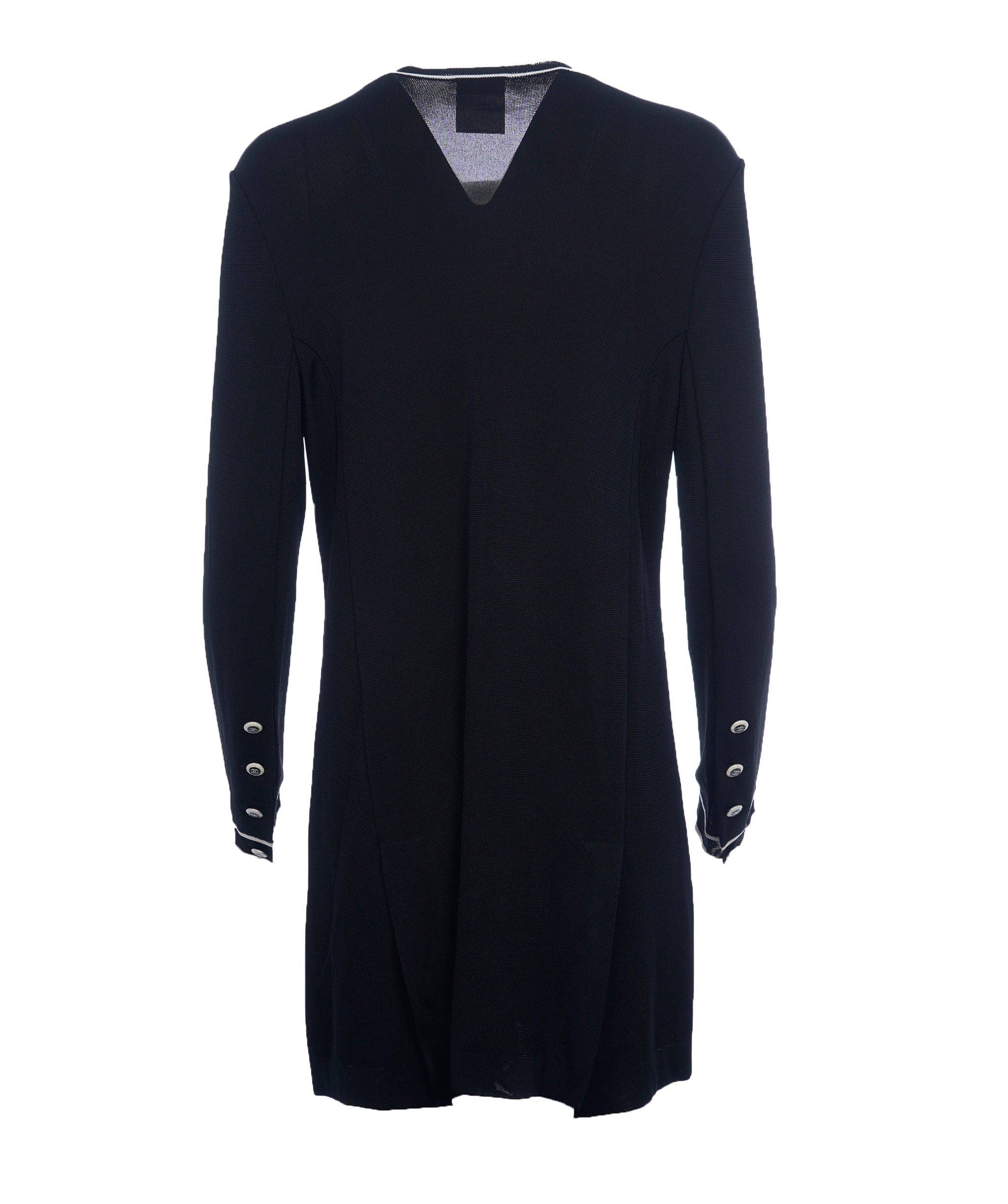 Chanel Chanel Long Cardigan Black #44 ASL10738