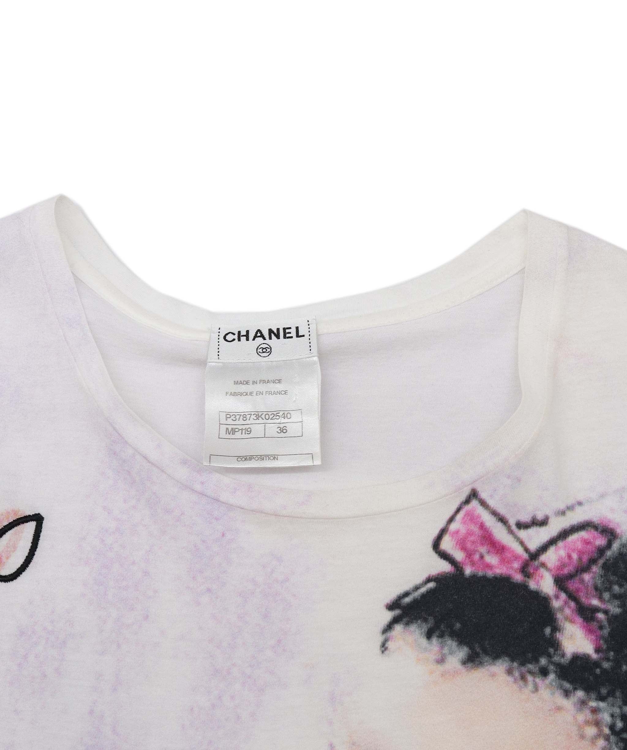 Chanel Chanel Mademoiselle Print T-Shirt - DXBS0745