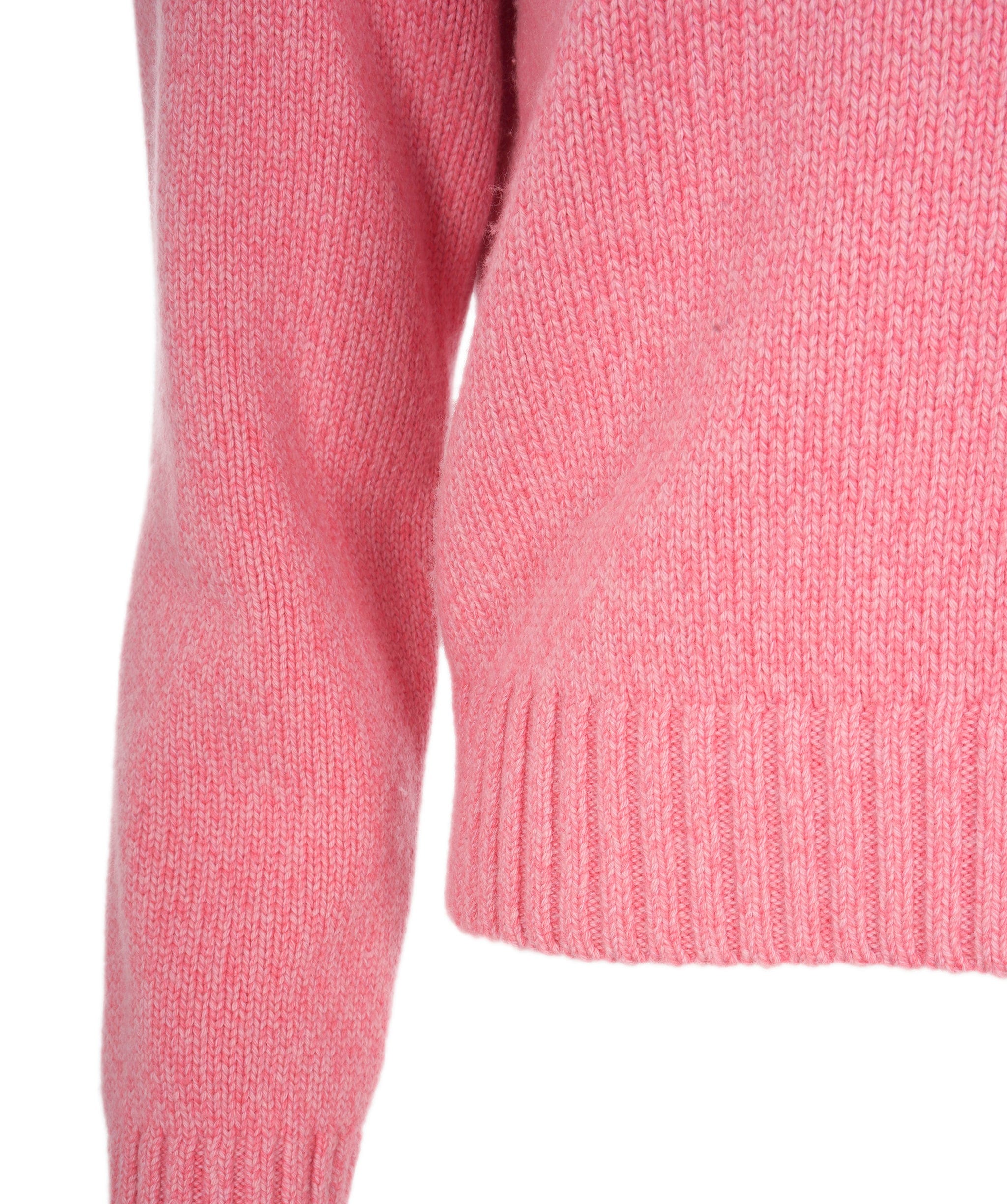 Chanel Chanel Pink cashmere center CC sweater with buttons  AVC1941