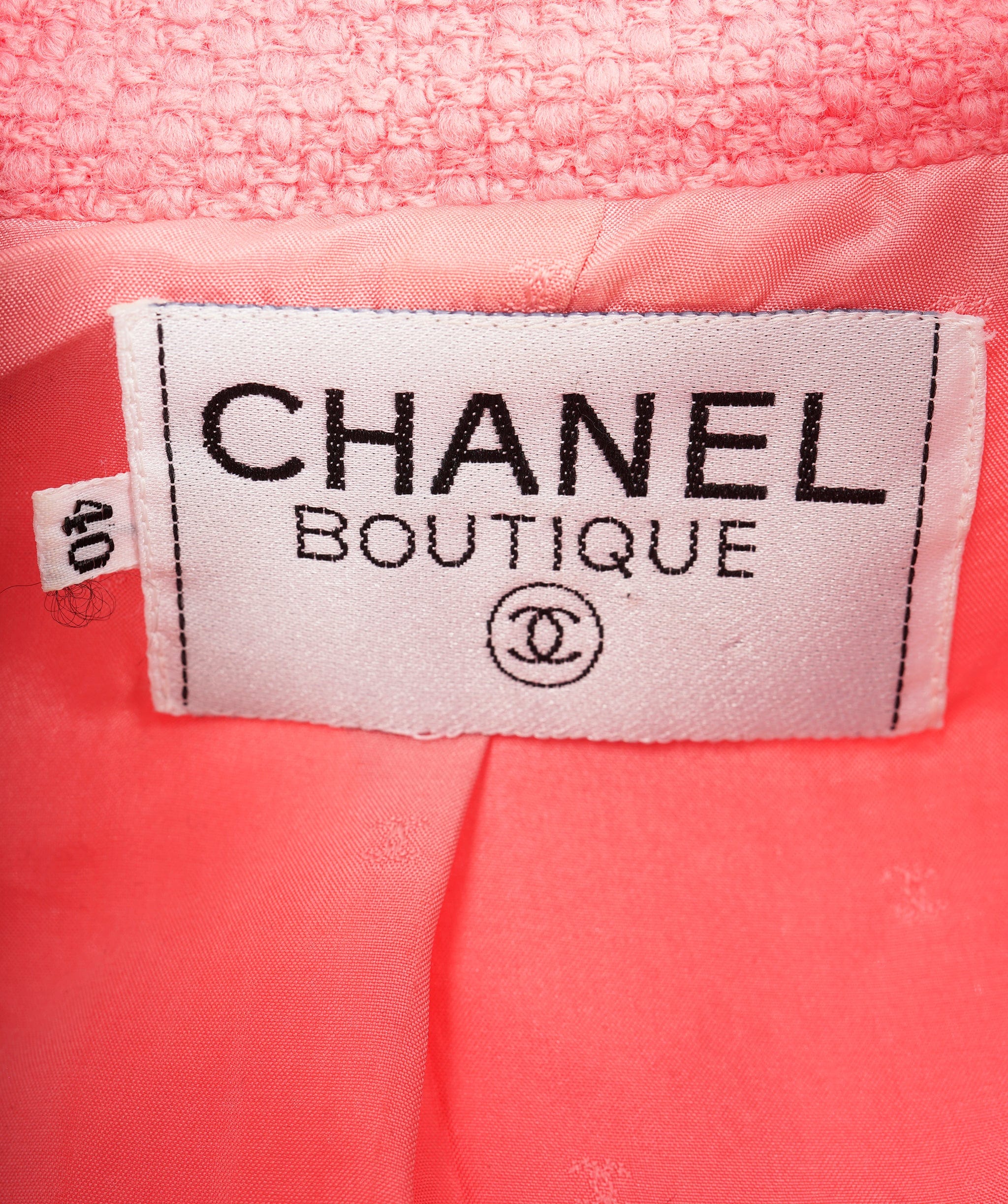 Chanel Chanel Pink Double Breasted Blazer ALC1314