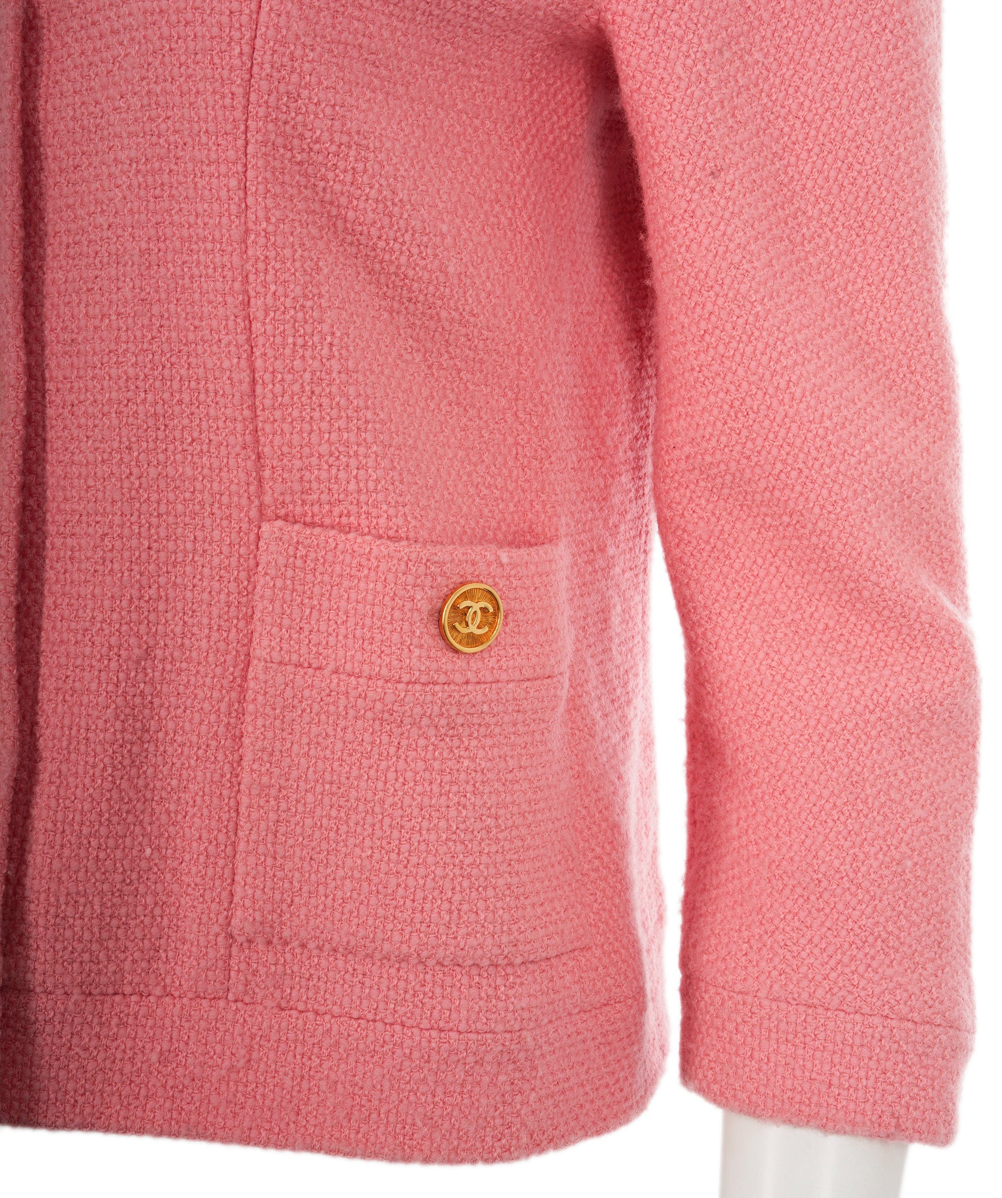 Chanel Chanel Pink Double Breasted Blazer ALC1314