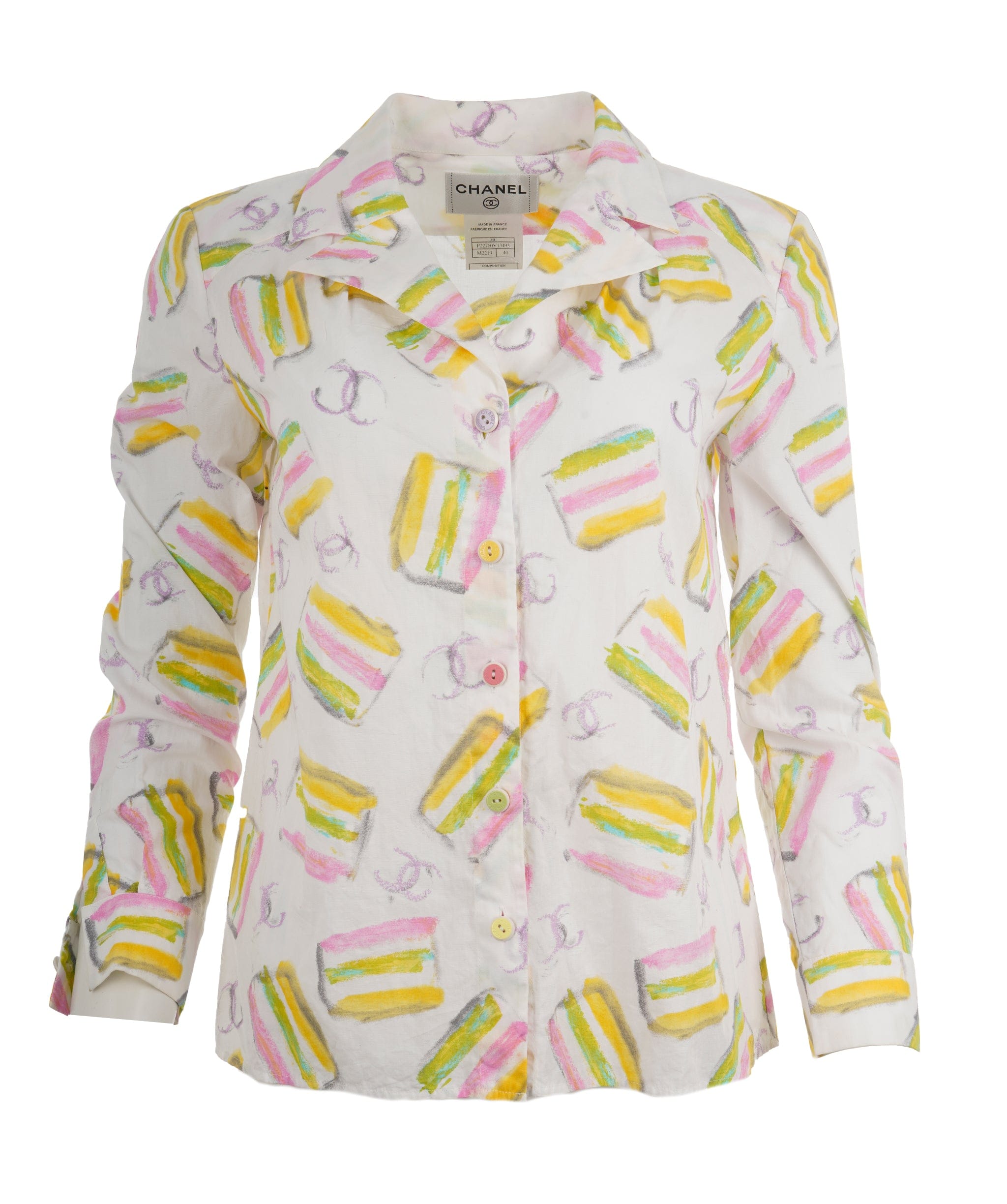 Chanel Chanel printed ice cream vintage shirt 04c AVC2041