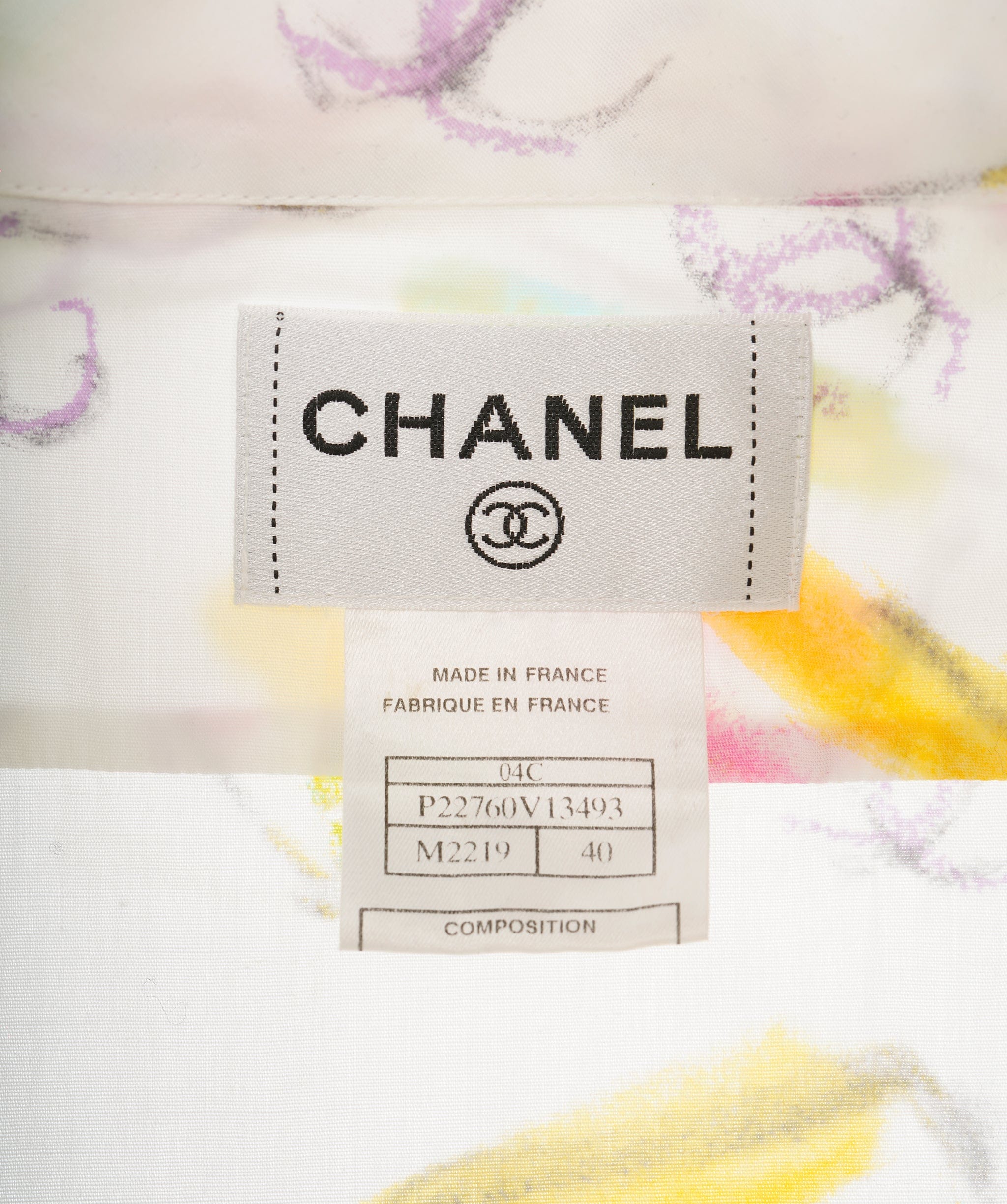 Chanel Chanel printed icecream vintage shirt  AVC2041