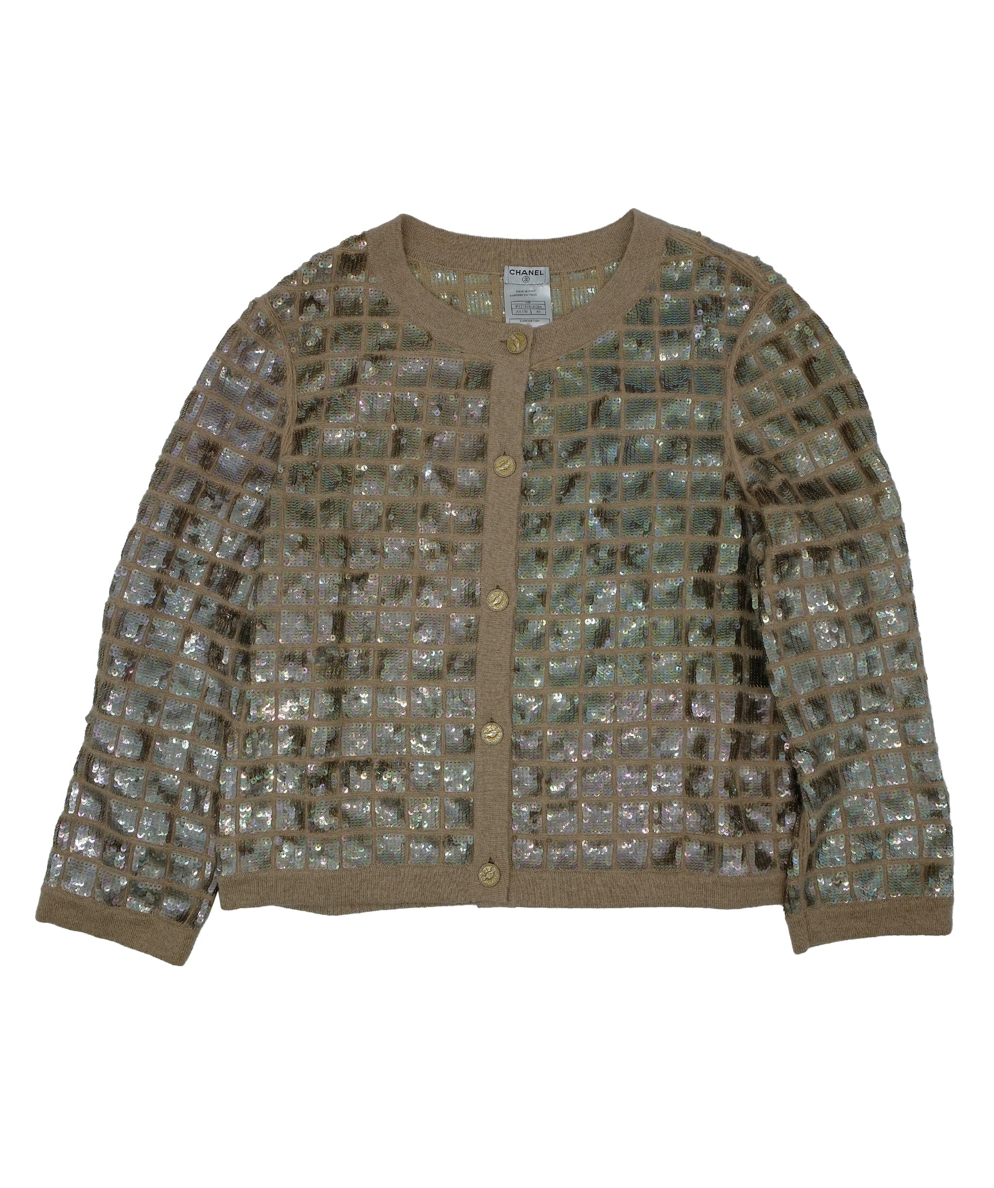 Chanel Chanel sequin Cardigan SilverRJC3138