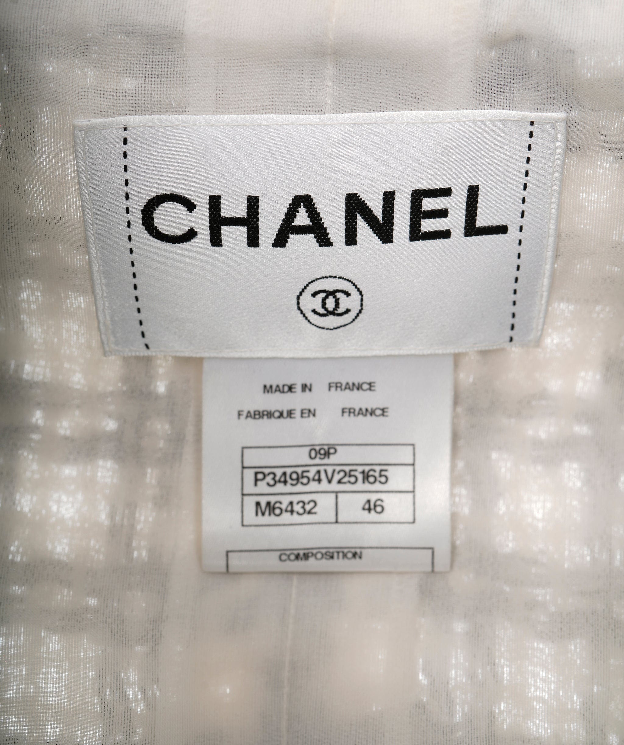 Chanel Chanel Silk Herringone Jacket UKL1356