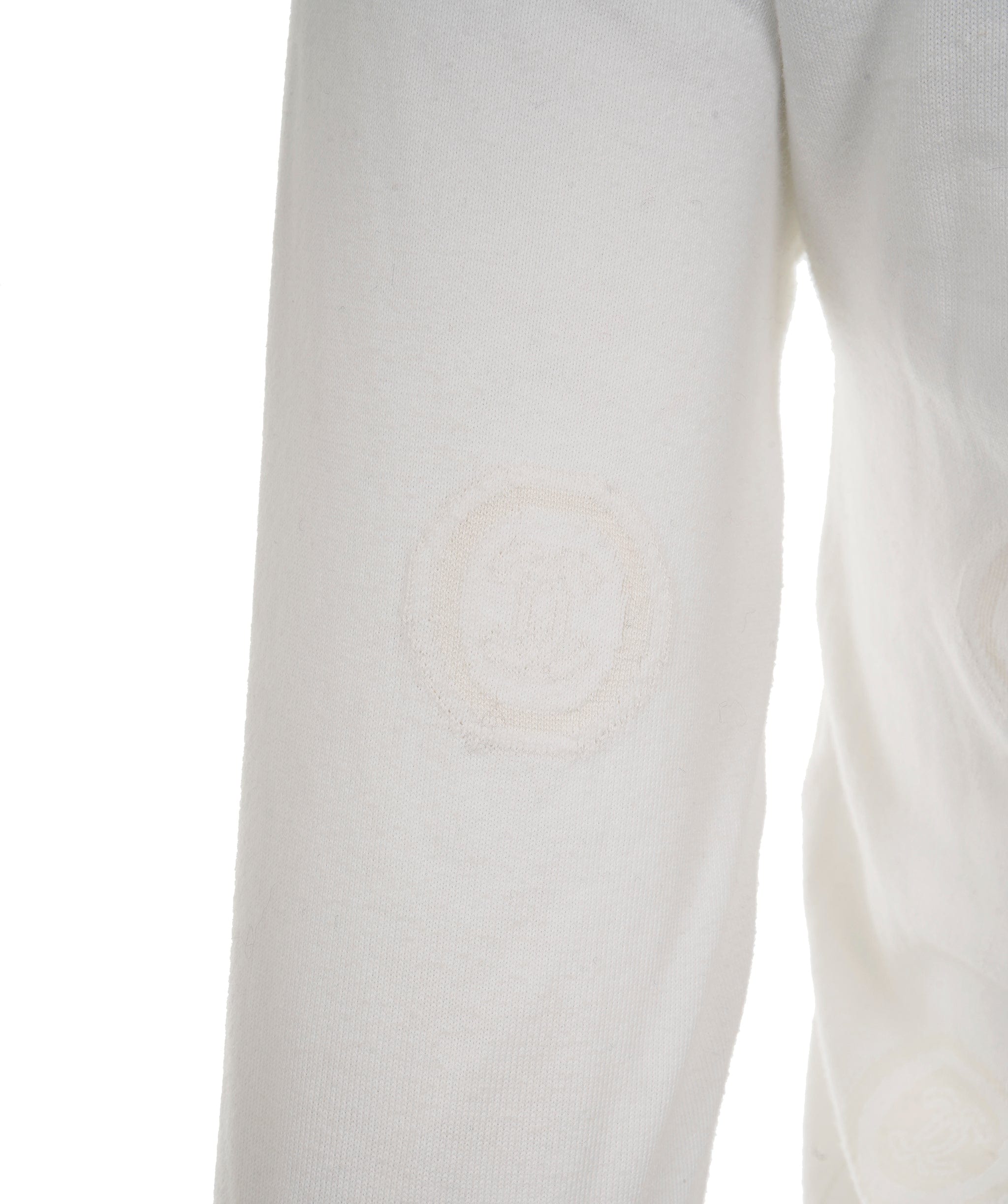 Chanel Chanel stamp logo long sleeve white top  AVC2109