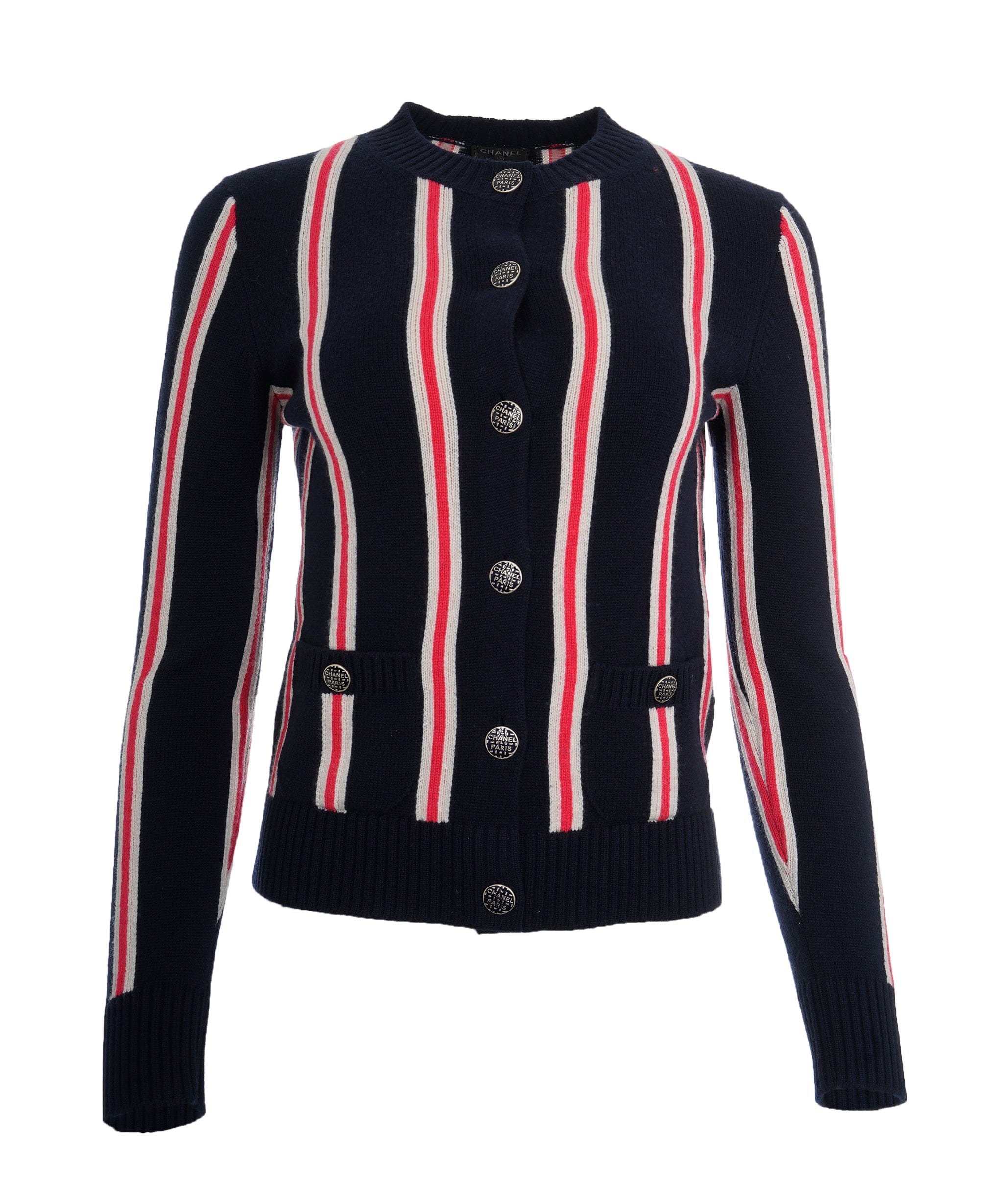 Chanel Chanel Striped Cardigan UKL1418